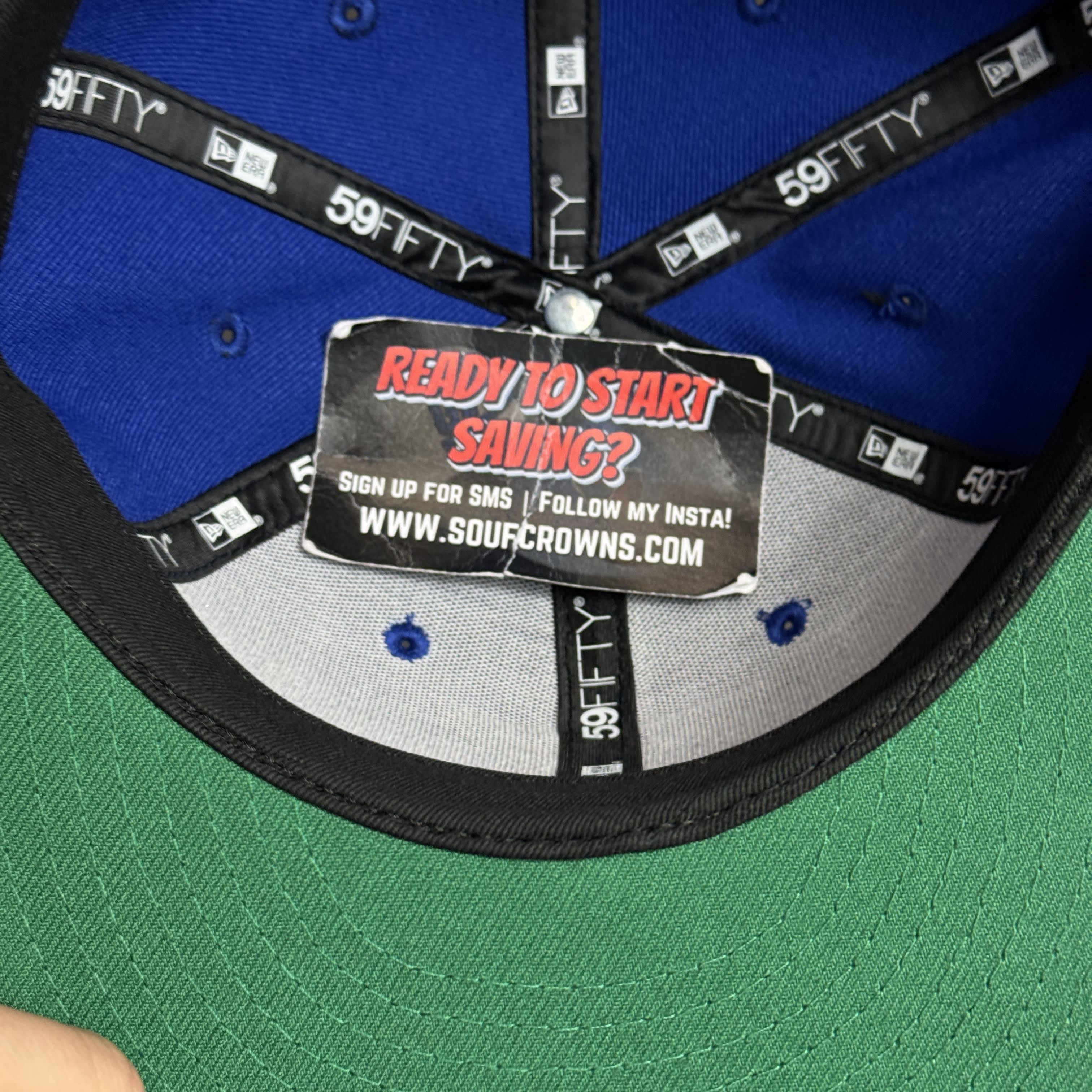 NWT 3/8 Blue Arizona Diamondbacks Chase Field 59fifty New Era Fitted Hat Cap