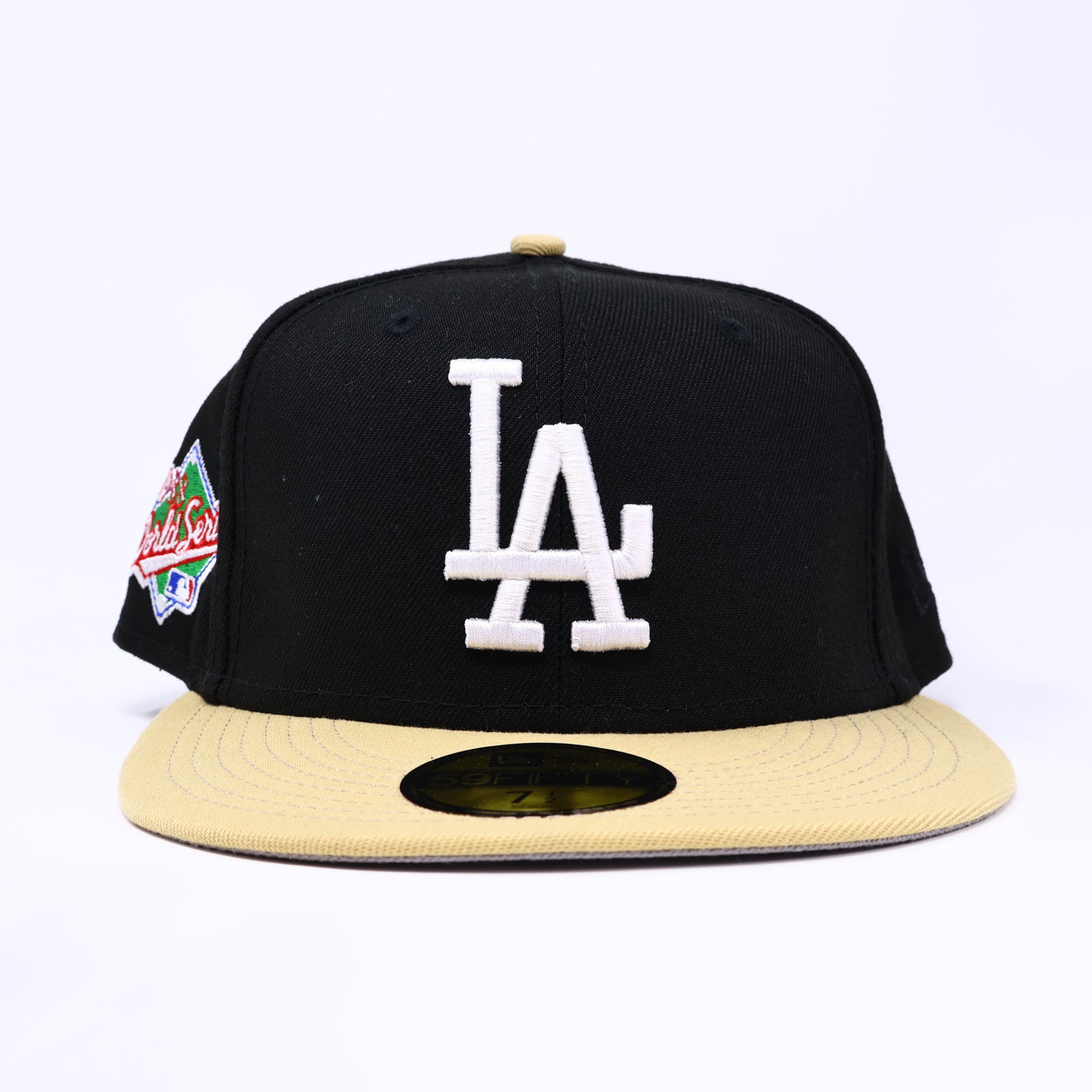 NWT 1/2 Blue Los Angeles Dodgers 1988 World Series 59fifty New Era Fitted Hat Cap