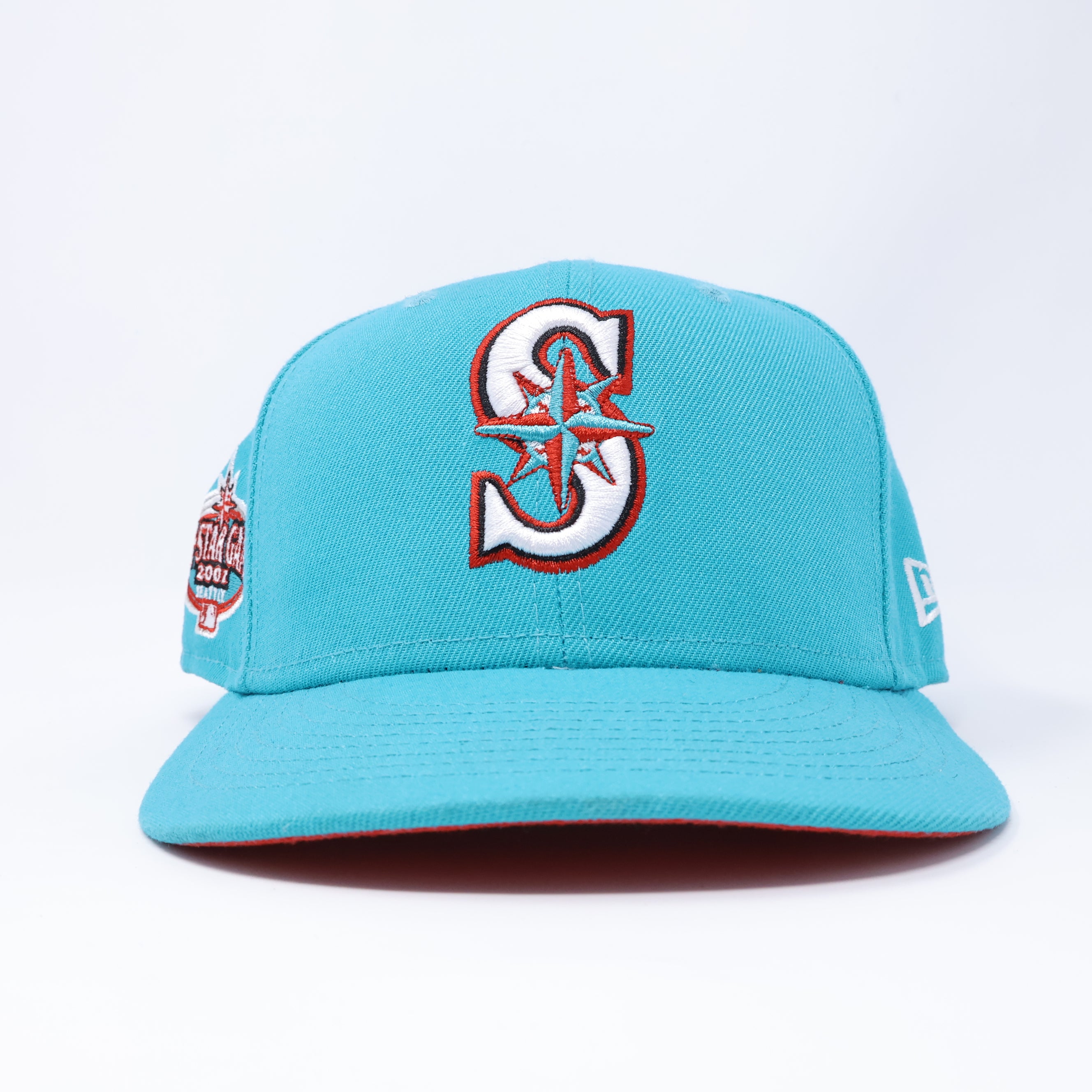 USED 3/4 Blue Seattle Mariners 2001 All-Star Game 59fifty New Era Fitted Hat Cap
