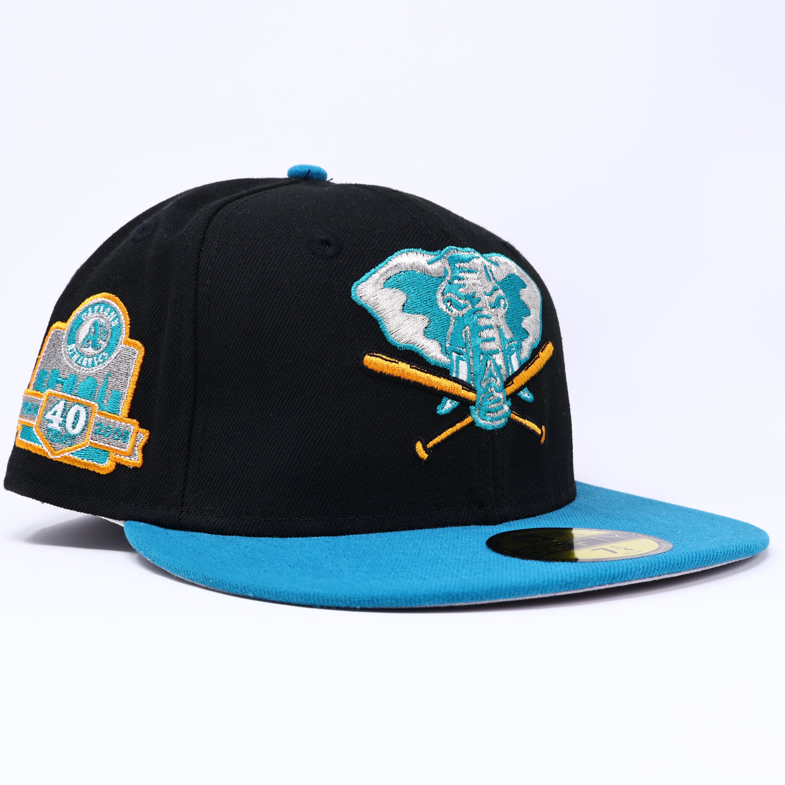 Black Oakland Athletics 40th Anniversary 59fifty New Era Fitted Hat Cap