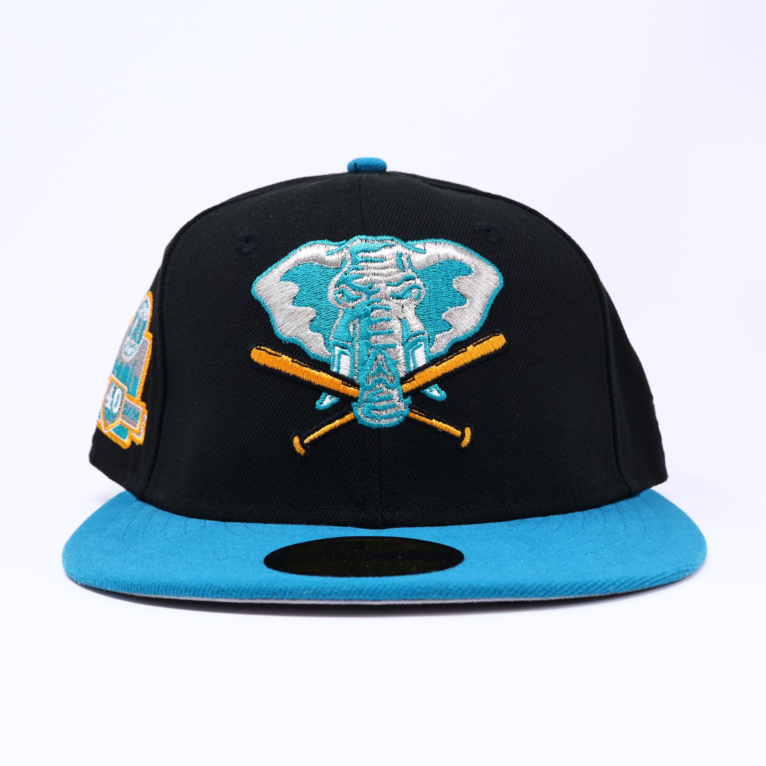 Black Oakland Athletics 40th Anniversary 59fifty New Era Fitted Hat Cap
