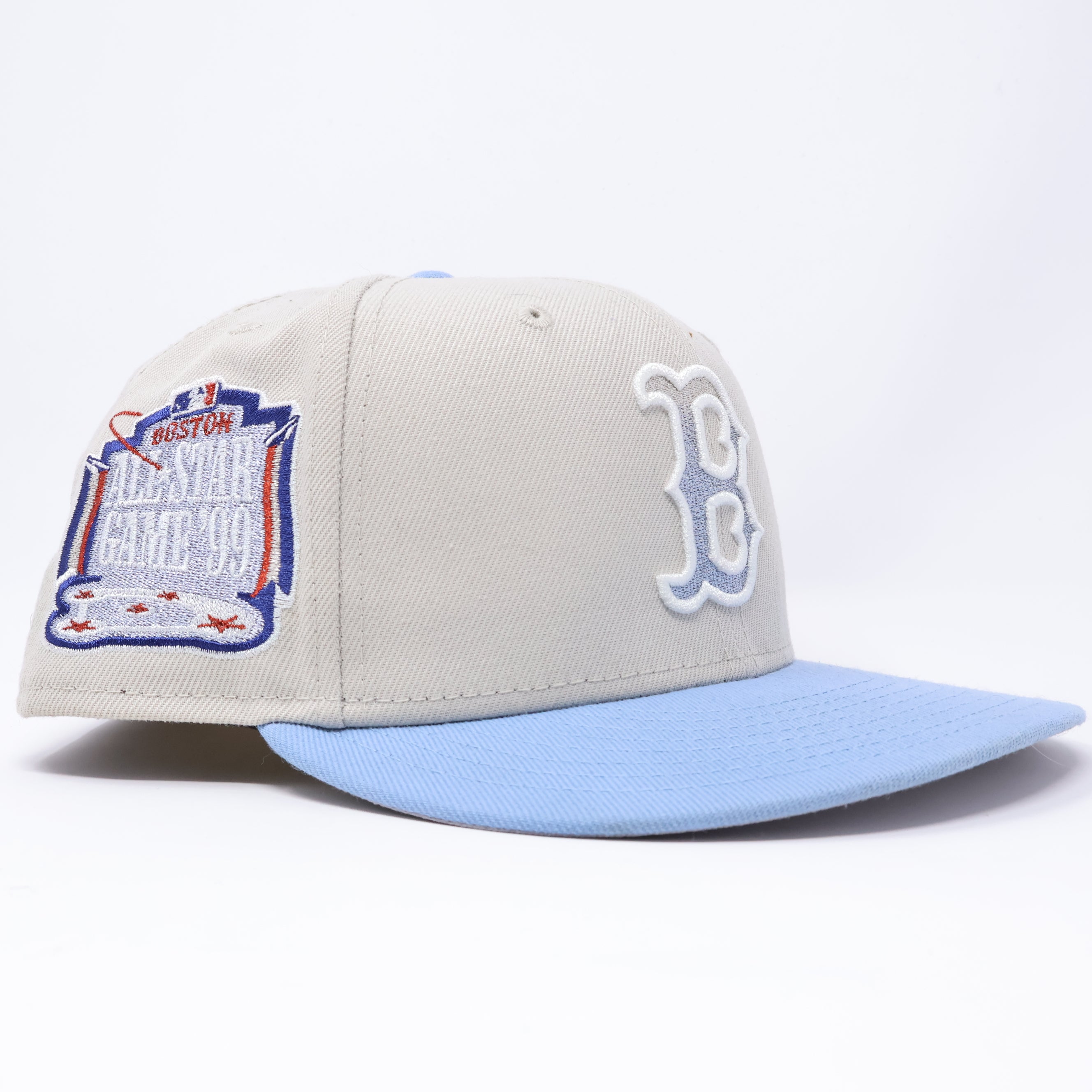 USED 3/8 Stone Boston Red Sox All-Star Game 1999 59fifty New Era Fitted Hat Cap
