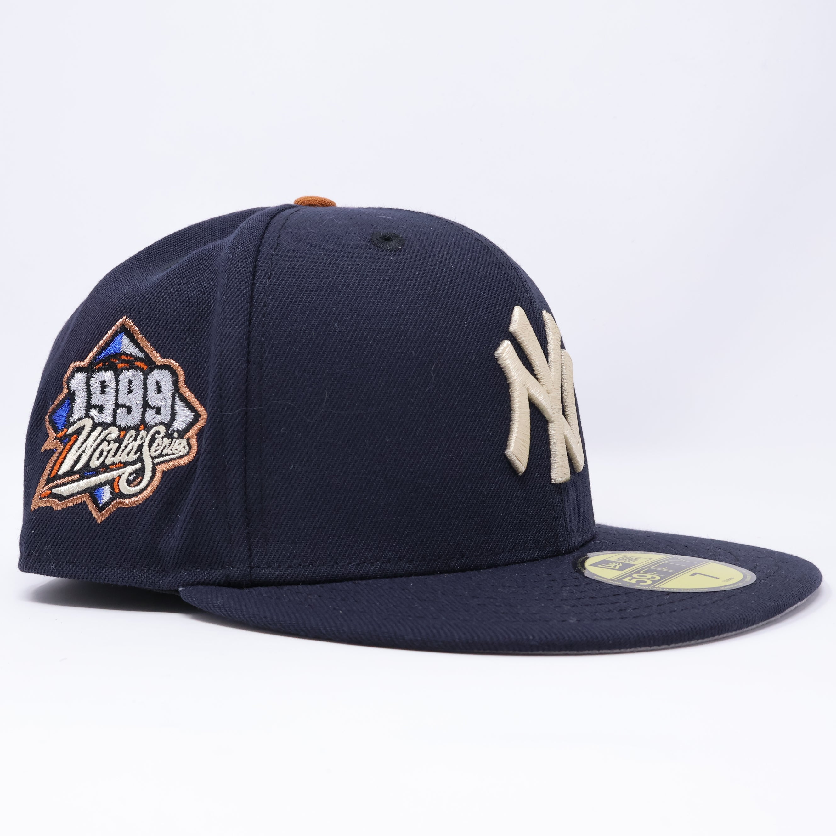 NWT 7 Navy New York Yankees 1999 World Series 59fifty New Era Fitted Hat Cap