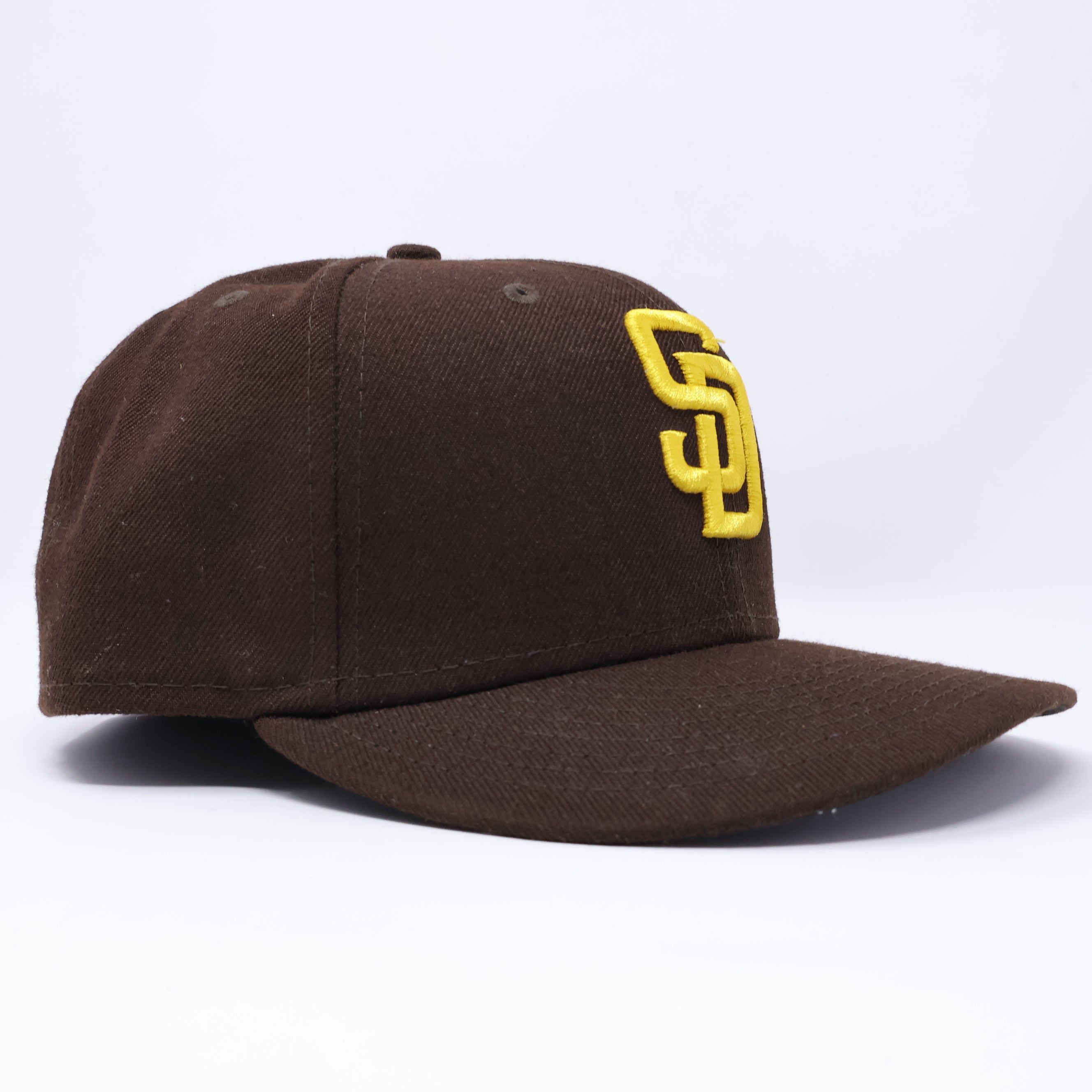 USED 3/8 Brown San Diego Padres 59fifty New Era Fitted Hat Cap
