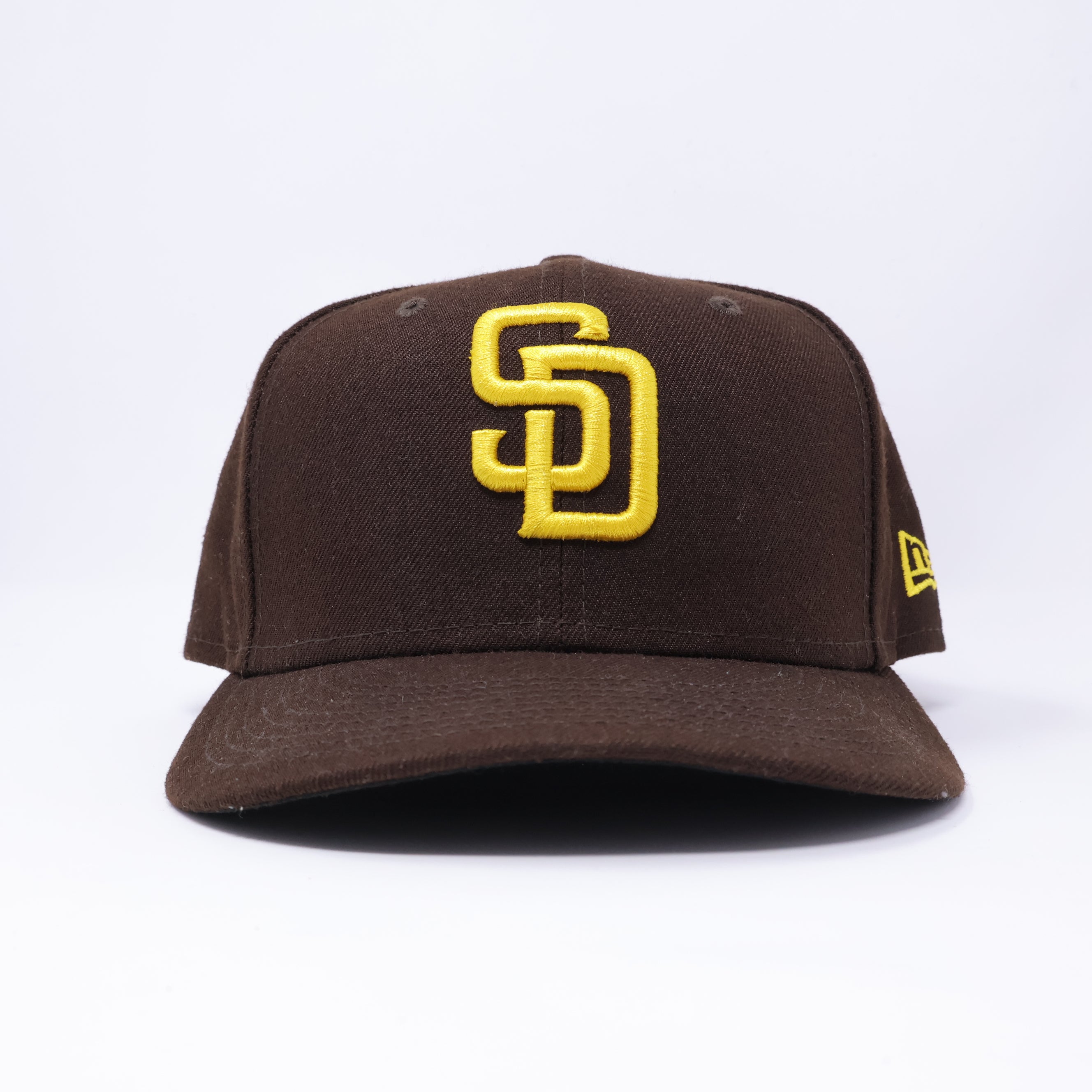 USED 3/8 Brown San Diego Padres 59fifty New Era Fitted Hat Cap