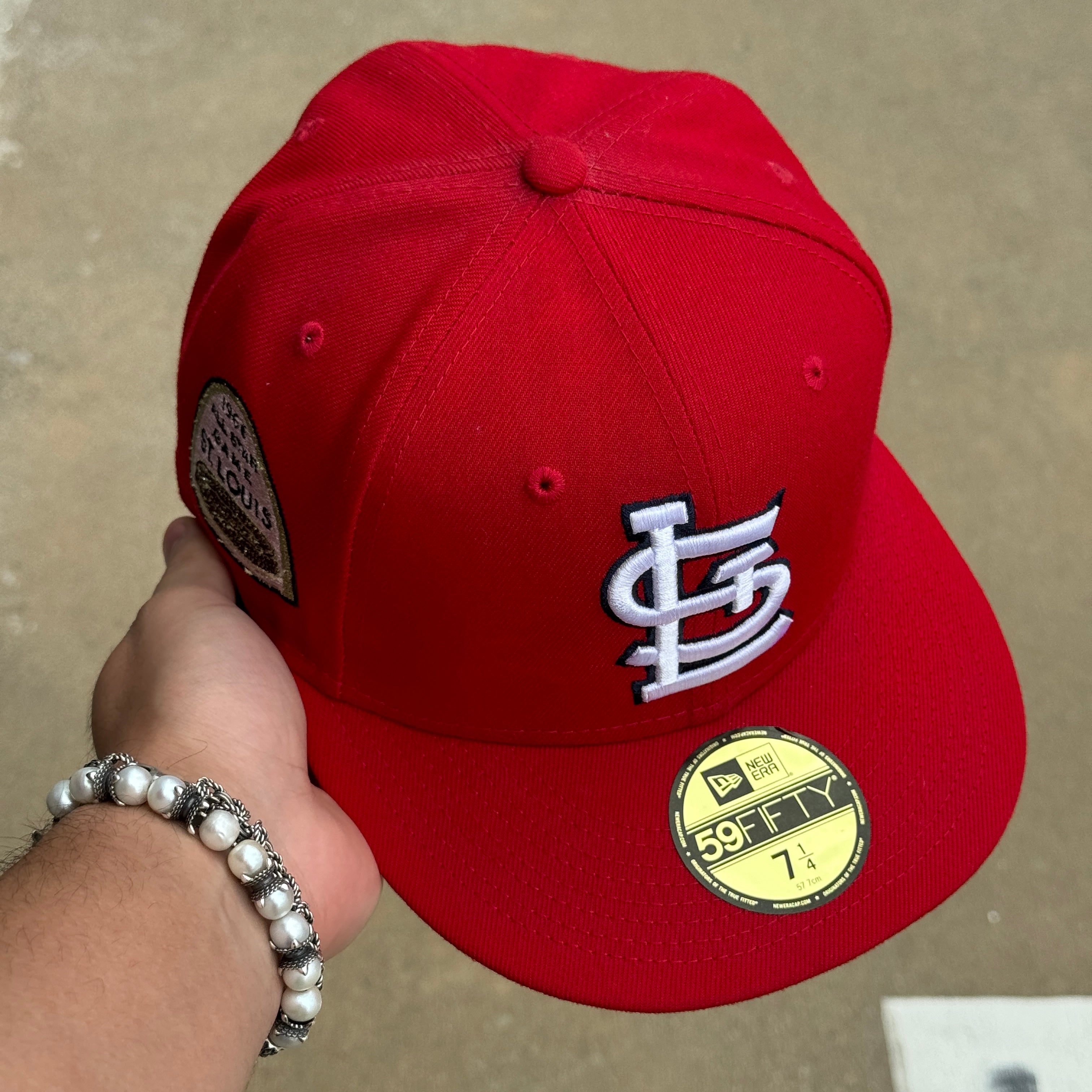 USED 1/4  Red St. Louis Cardinals 1966 All Star Game 59fifty New Era Fitted Hat Cap