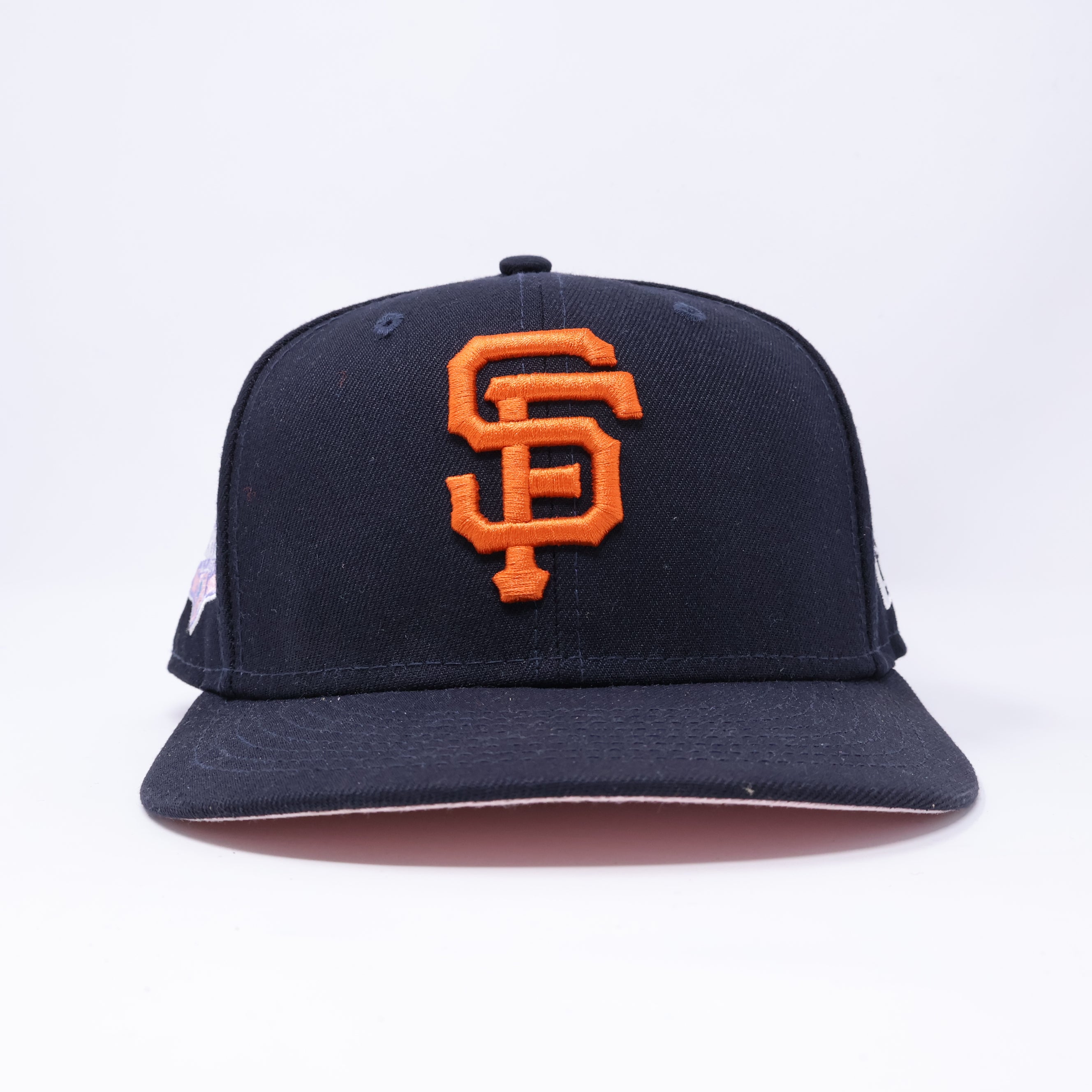 USED 3/8 Navy San Francisco Giants World Series 59fifty New Era Fitted Hat Cap