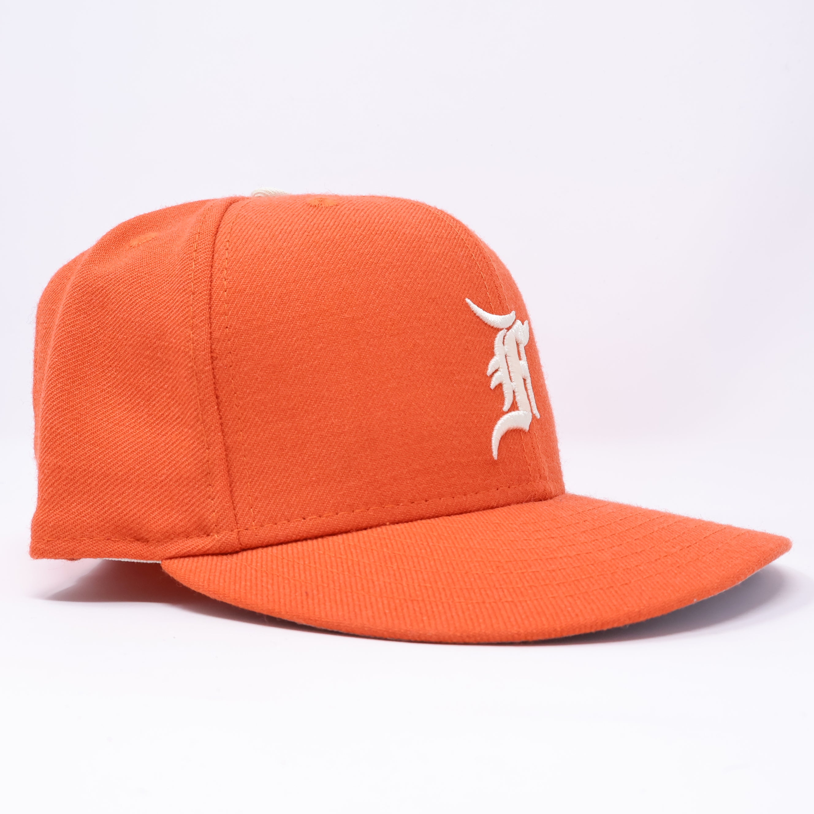 USED 3/8 Orange Detroit Tigers Fear of God 59fifty New Era Fitted Hat Cap