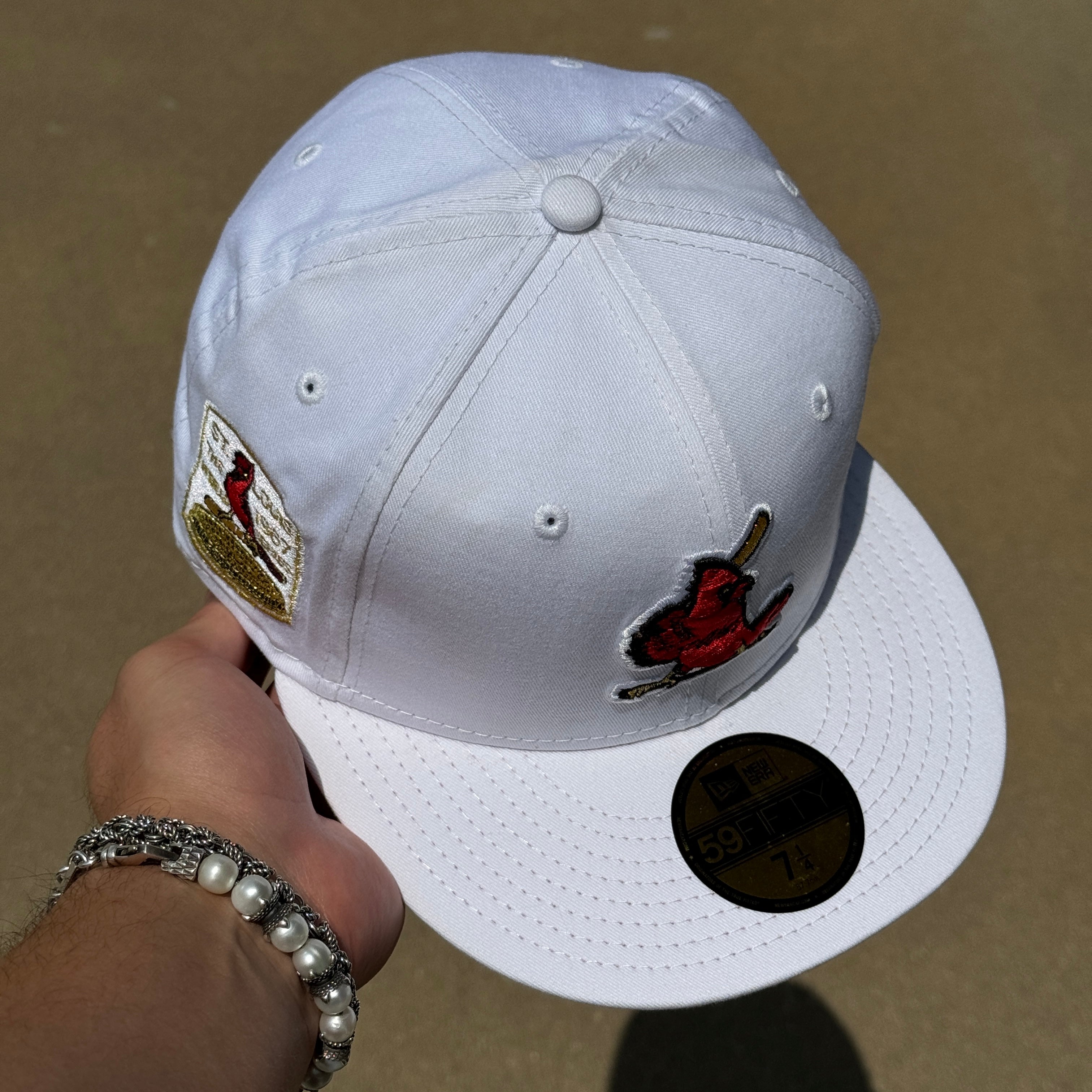 NEW 1/4 White St. Louis Cardinals 1967 World Series 59fifty New Era Fitted Hat Cap