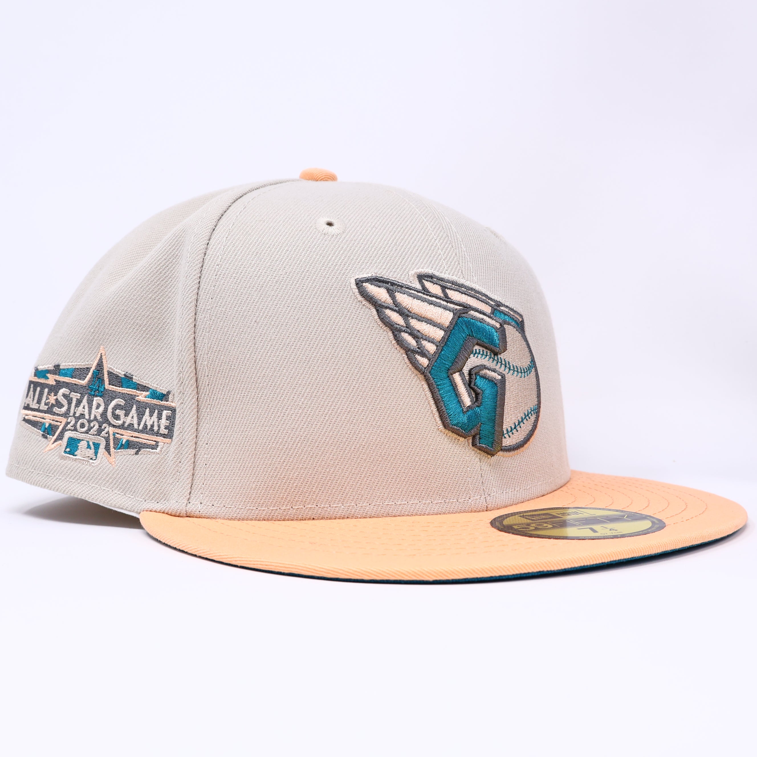 NWT 1/4 Stone Cleveland Guardians 2022 All Star Game 59fifty New Era Fitted Hat Cap