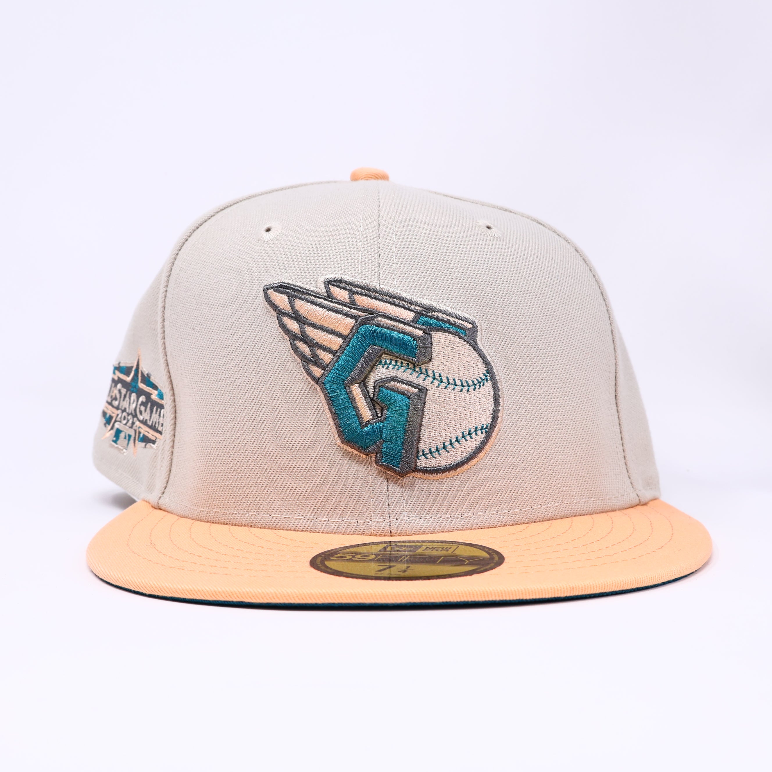 NWT 1/4 Stone Cleveland Guardians 2022 All Star Game 59fifty New Era Fitted Hat Cap