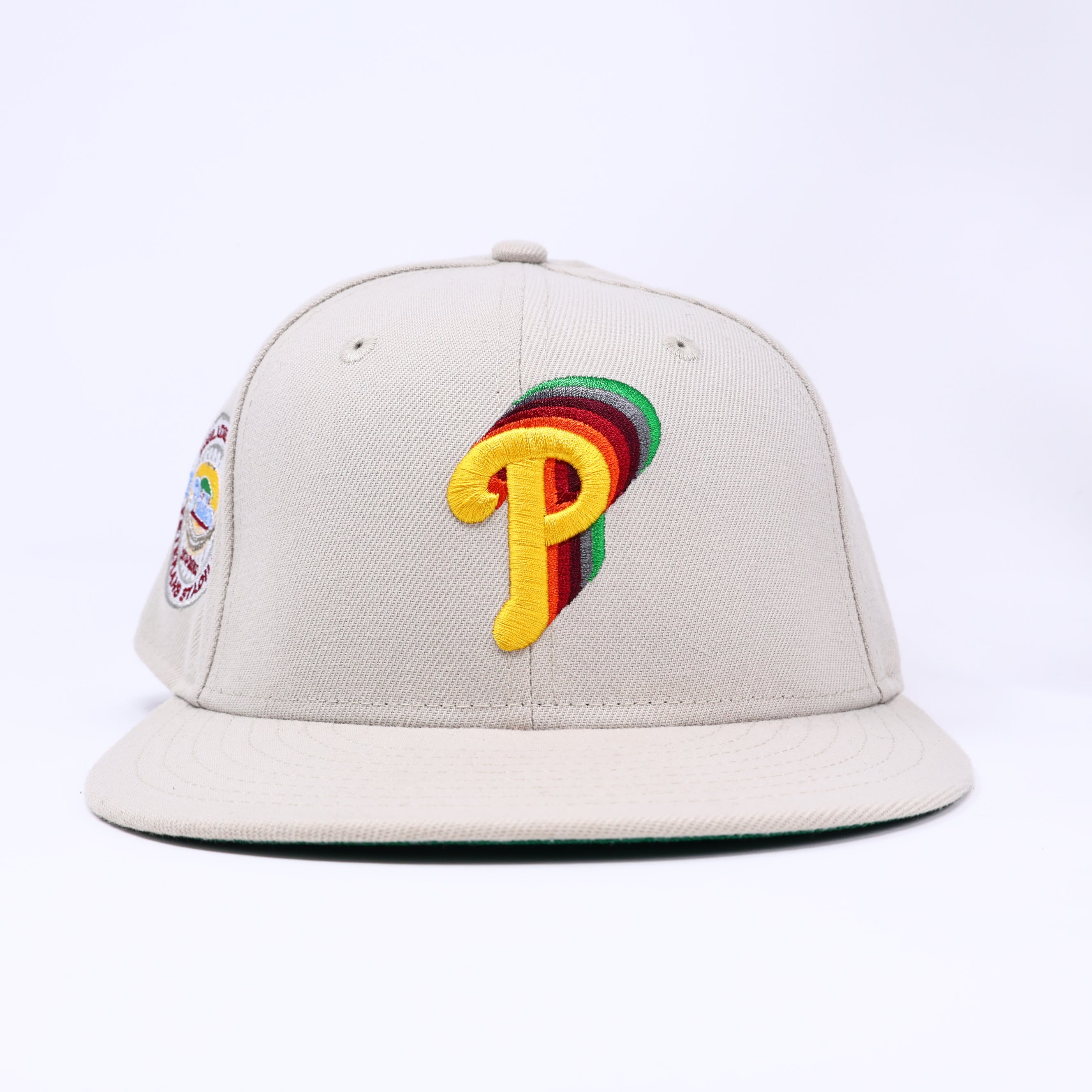 NEW 7 Stone Philadelphia Phillies Veterans Stadium 59fifty New Era Fitted Hat Cap