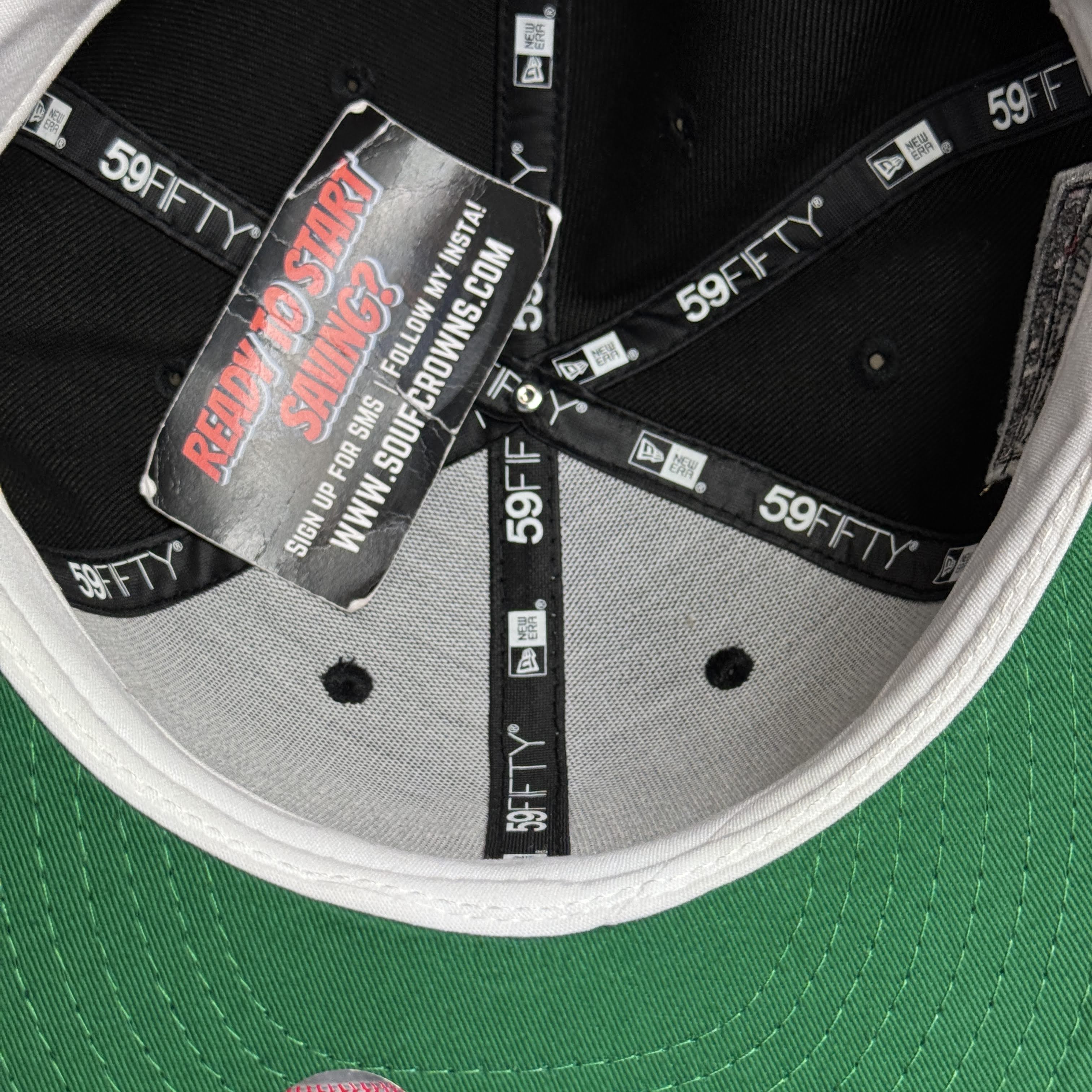 NWT 1/2 Black New York Mets 1969 World Series 59fifty New Era Fitted Hat Cap