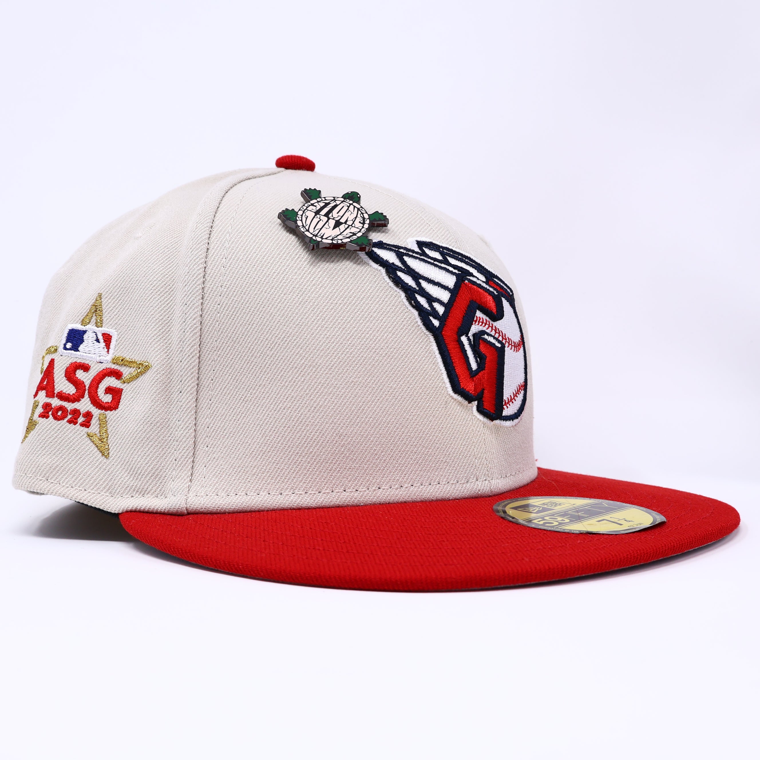 7 1/4 NEW Stone Cleveland Guardians Indians Hatclub 59fifty New Era Fitted Hat Cap