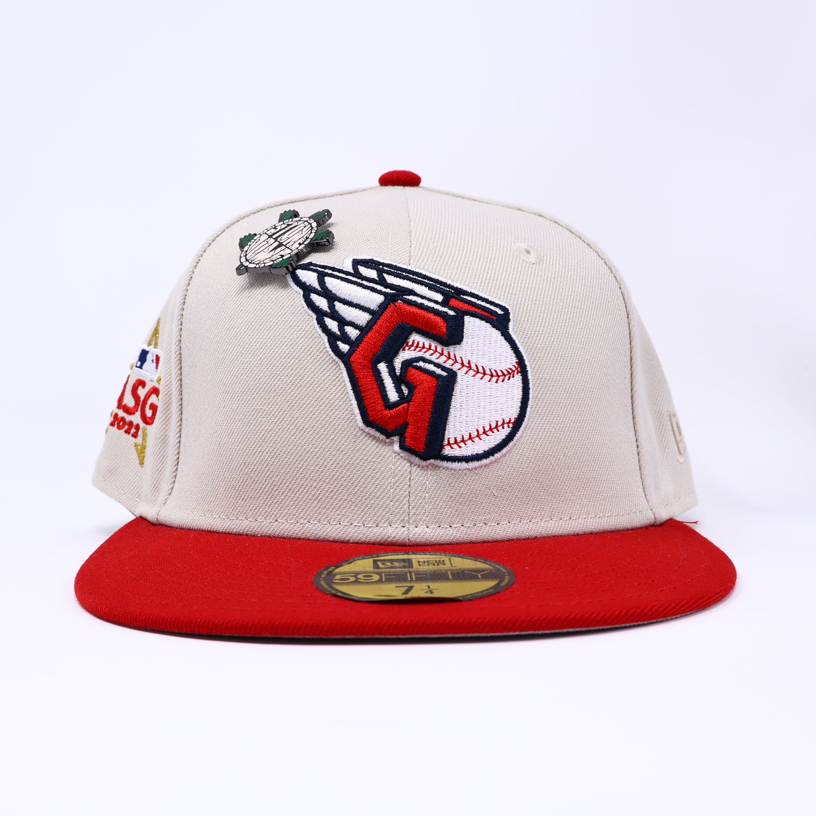 7 1/4 NEW Stone Cleveland Guardians Indians Hatclub 59fifty New Era Fitted Hat Cap