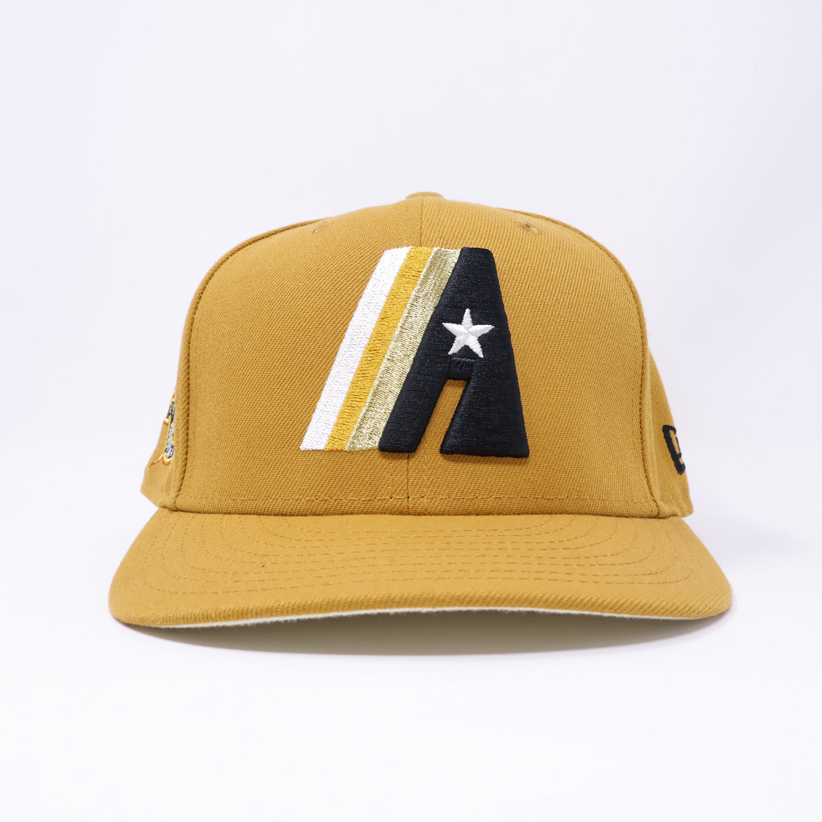 USED 3/8 Khaki Houston Astros 1986 Astrodome 59fifty New Era Fitted Hat Cap