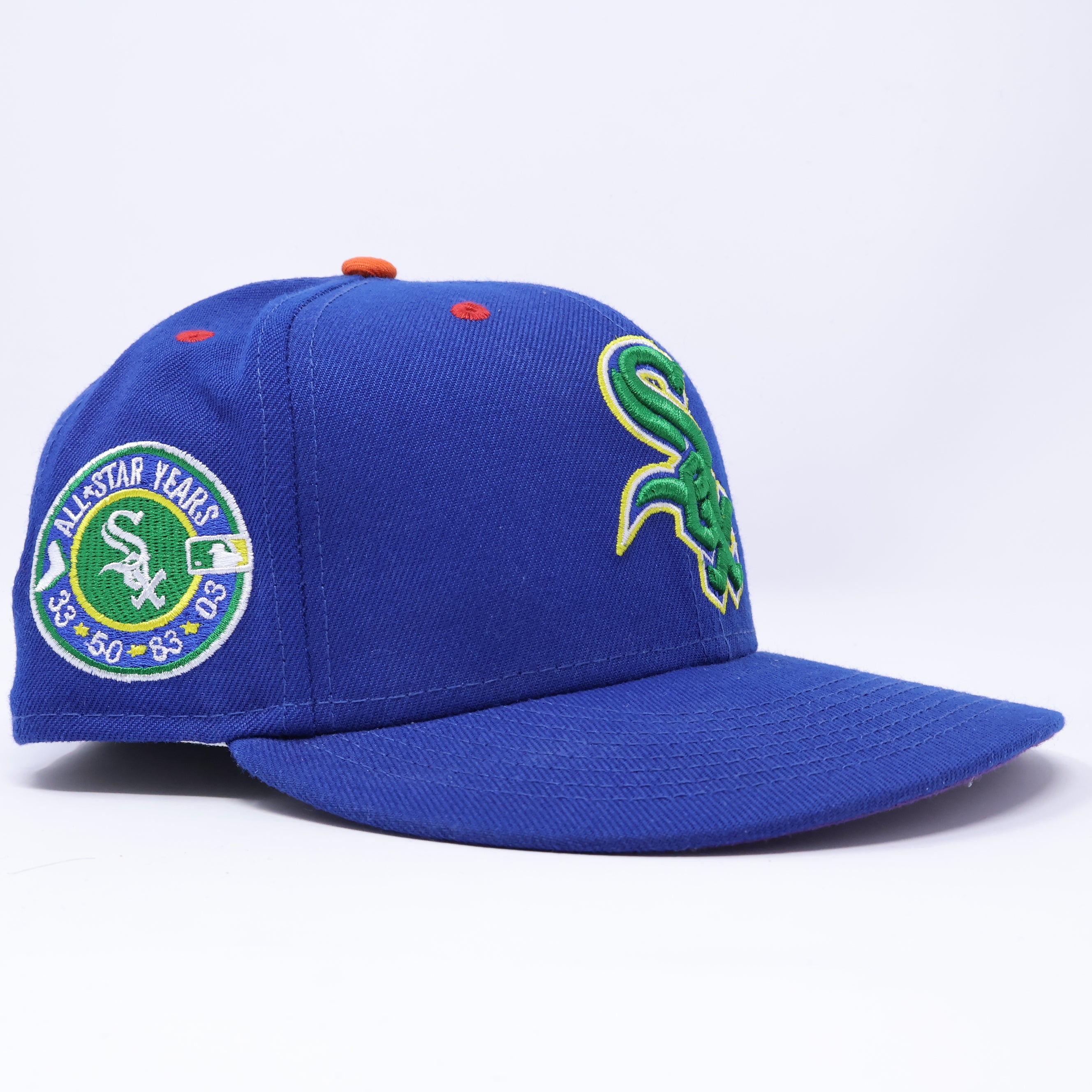 USED 3/8 Blue Chicago White Sox All-Star Years 59fifty New Era Fitted Hat Cap