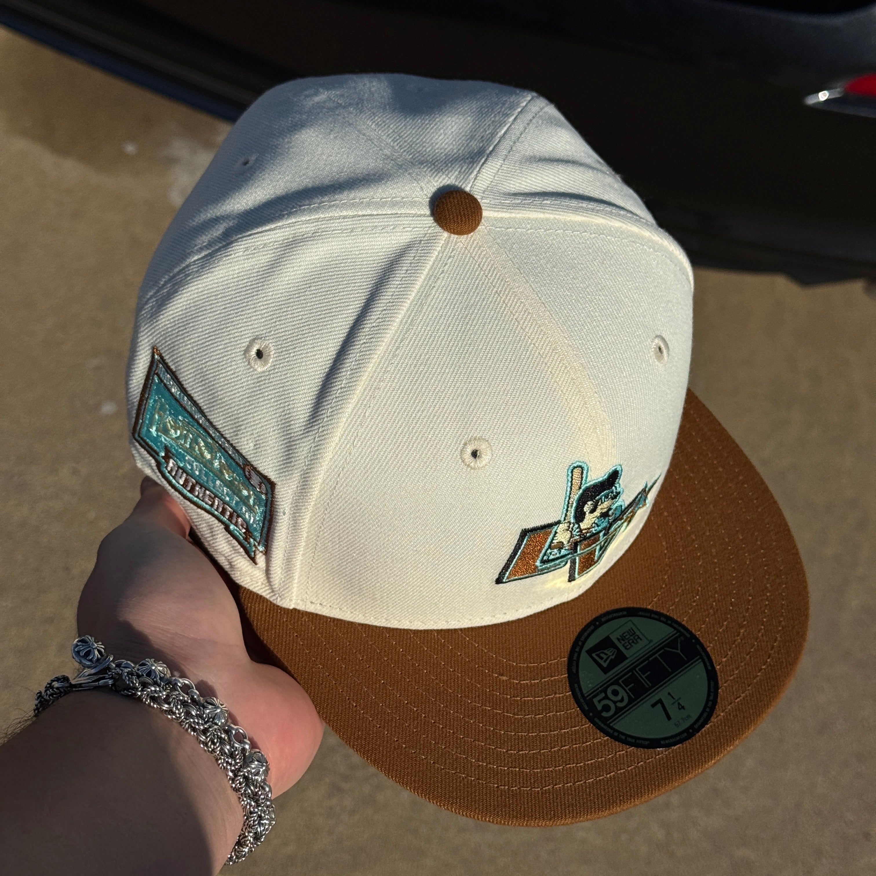 NWT 1/4 Chrome Las Vegas Stars Hometown Collection Minor League 59fifty New Era Fitted Hat Cap