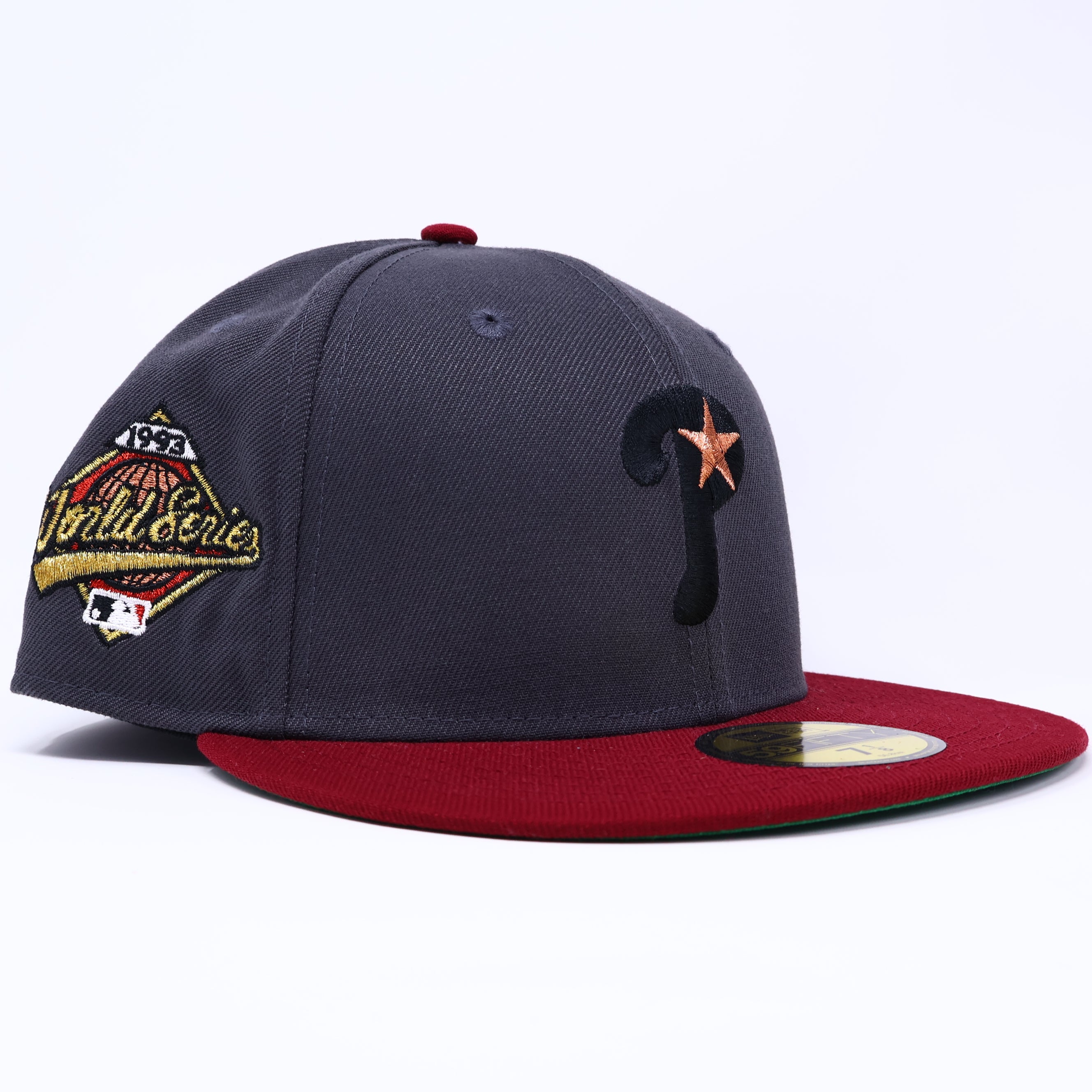 NWT 1/8 Gray Philadelphia Phillies 1993 World Series 59fifty New Era Fitted Hat Cap