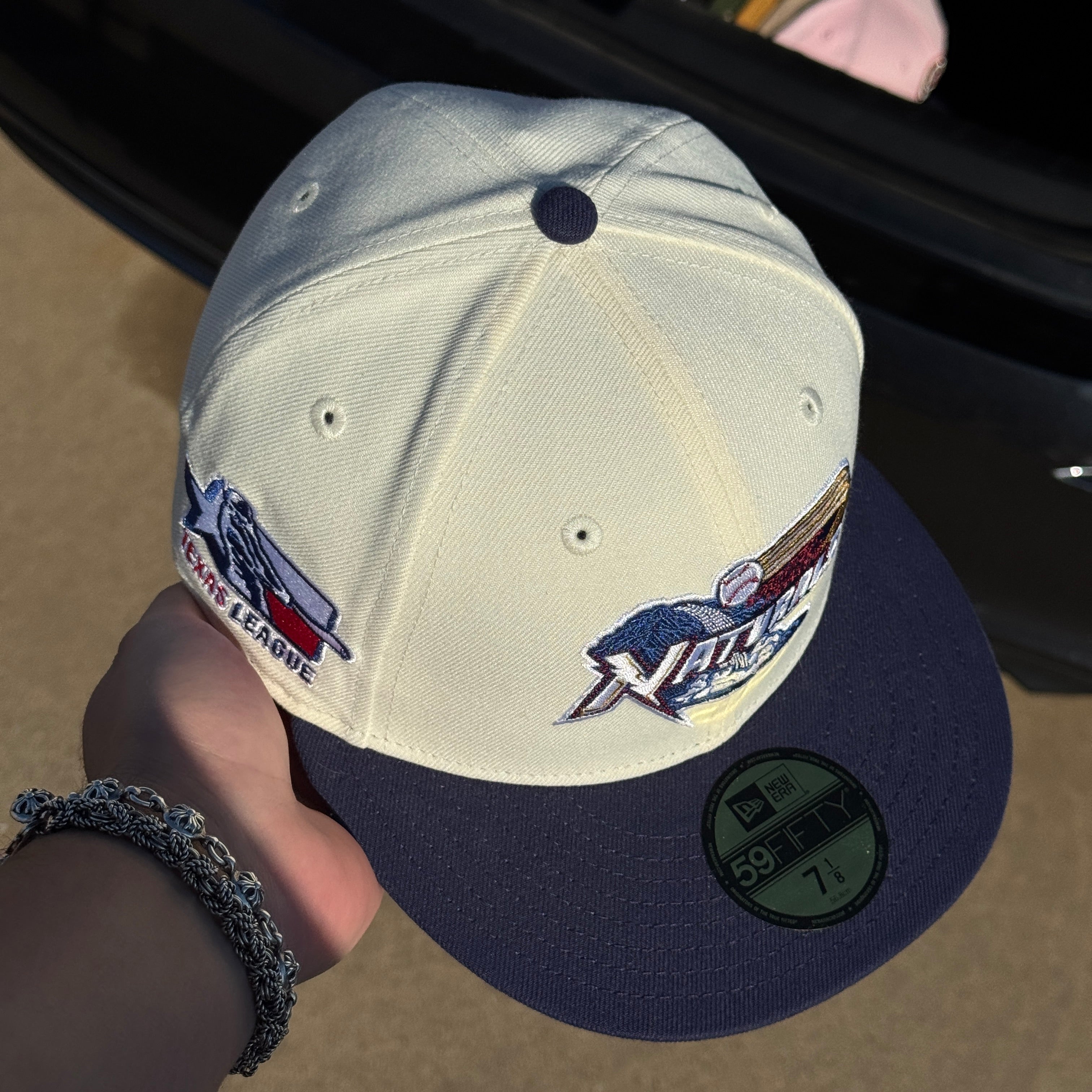 NWT 1/8 Chrome Northwest Arkansas Naturals Texas Minor League 59fifty New Era Fitted Hat Cap