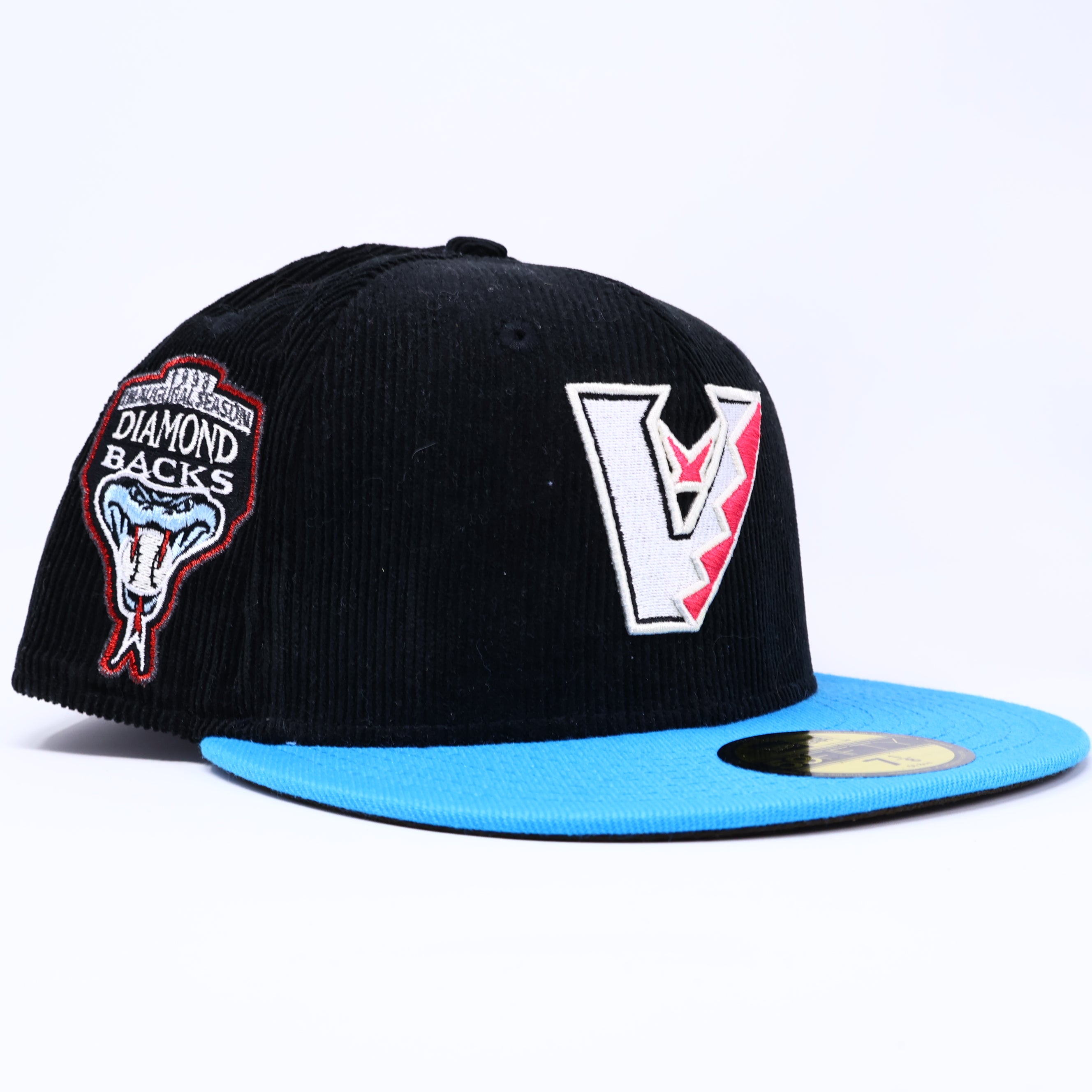 NWT 1/8 Black Arizona Diamondbacks 1998 Inaugural Season 59fifty New Era Fitted Hat Cap