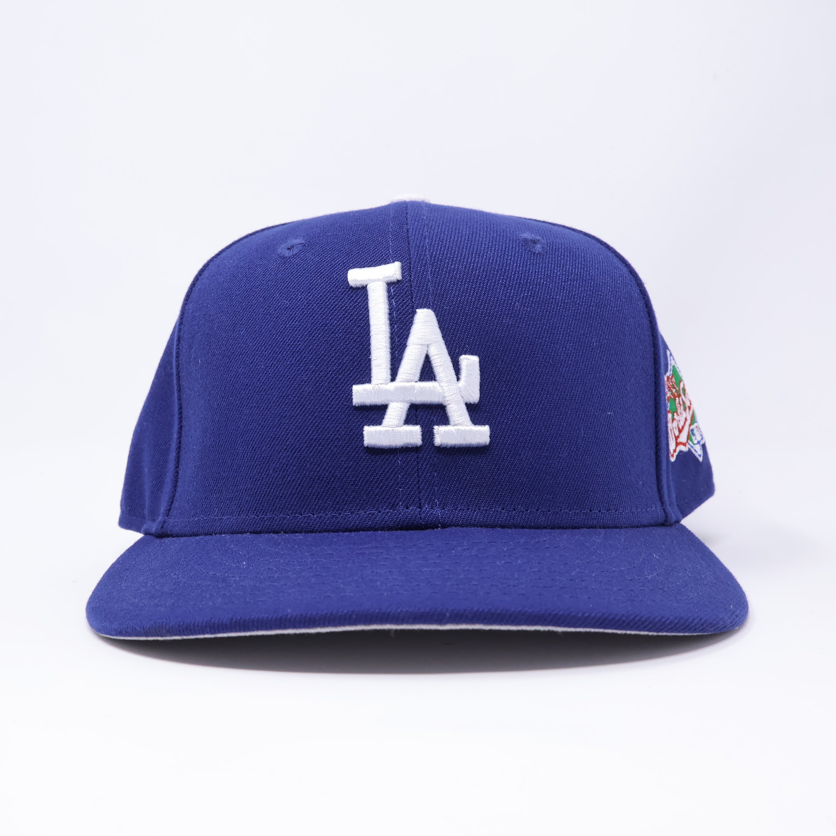 USED 3/8 Blue Los Angeles Dodgers 1988 World Series 59fifty New Era Fitted Hat Cap