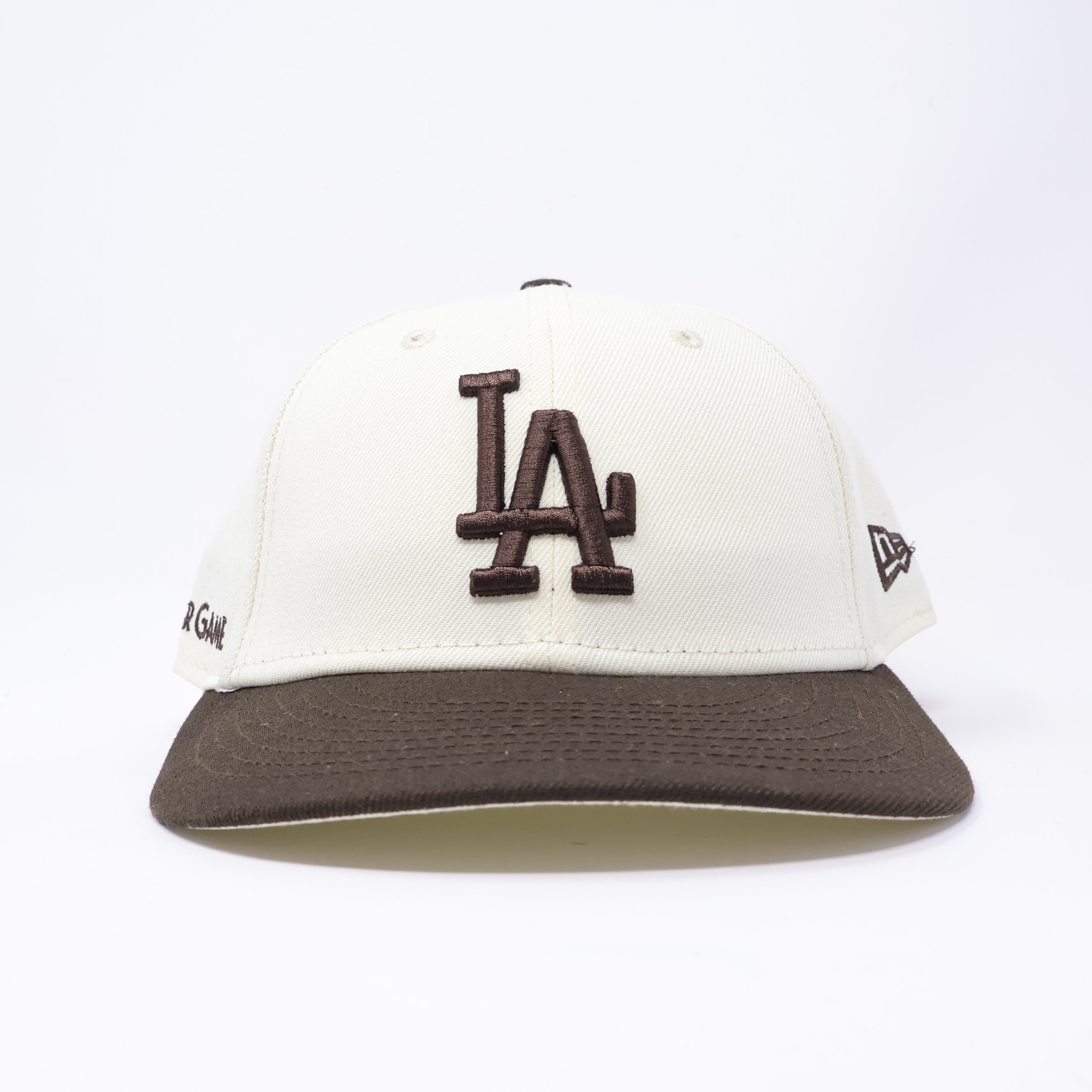 USED 3/8 Chrome Los Angeles Dodgers All-Star Game 59fifty New Era Fitted Hat Cap