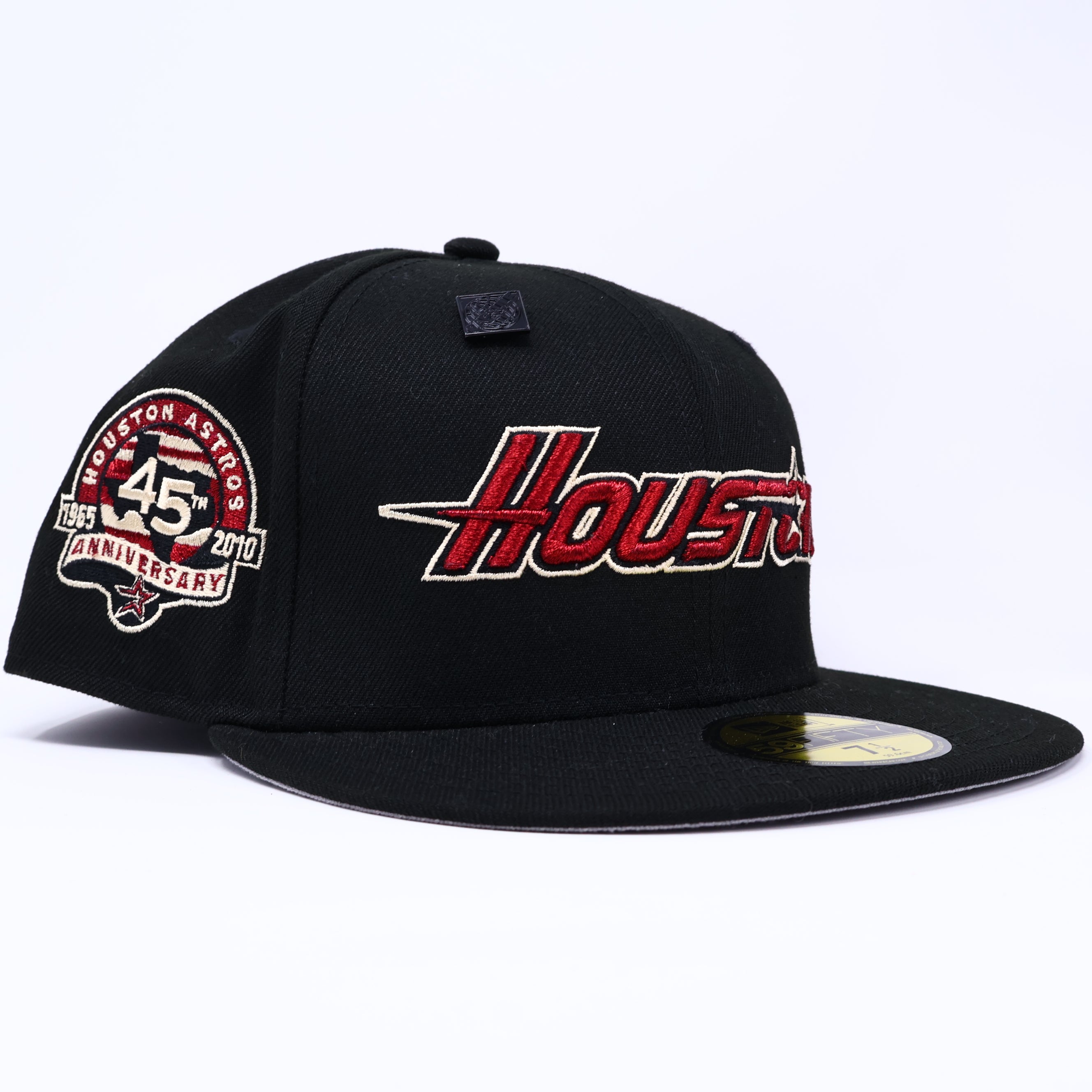 NEW Black Houston Astros 45th Anniversary Capsule 59FIFTY New Era Fitted Hat