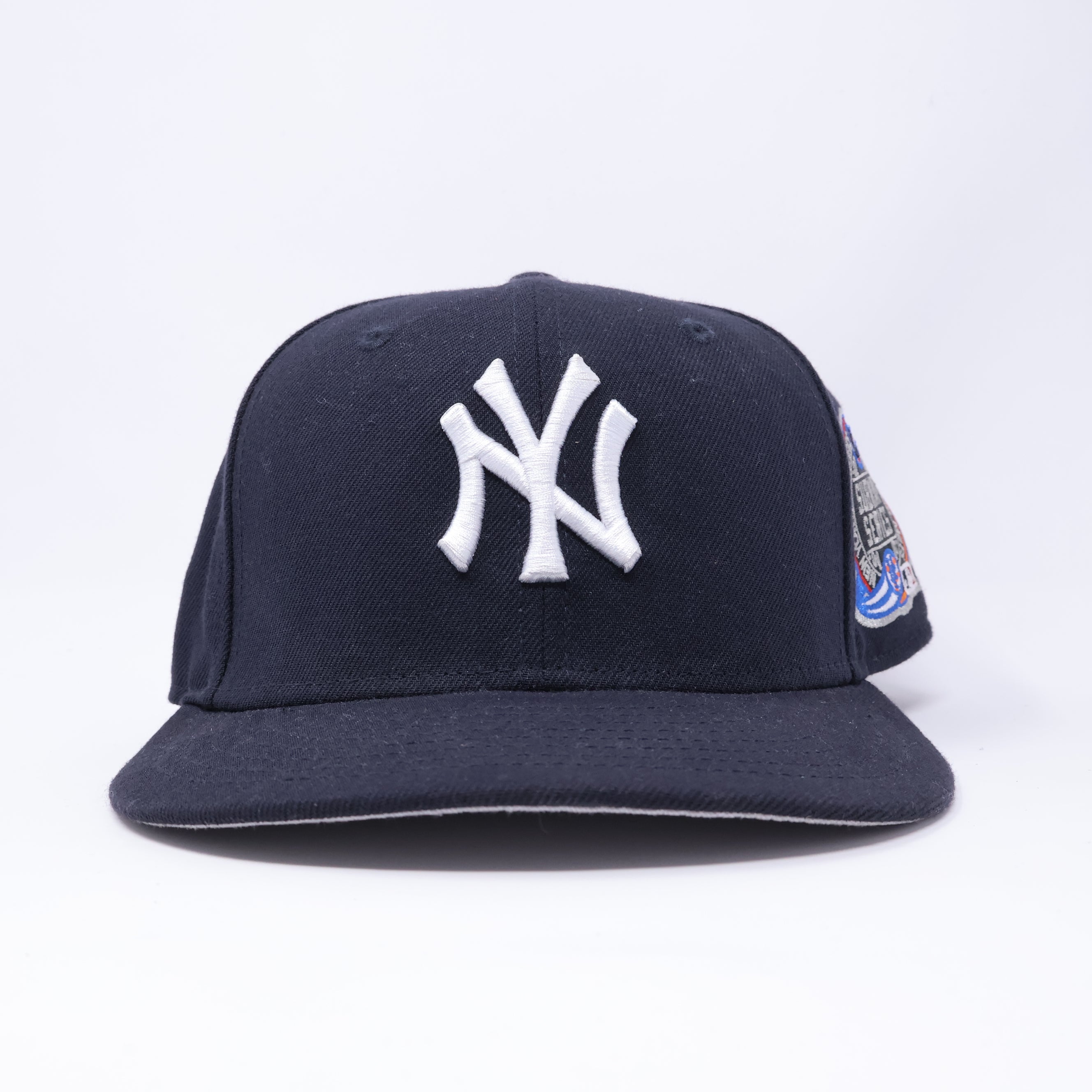 USED 3/8 Navy New York Yankees Subway Series 59fifty New Era Fitted Hat Cap