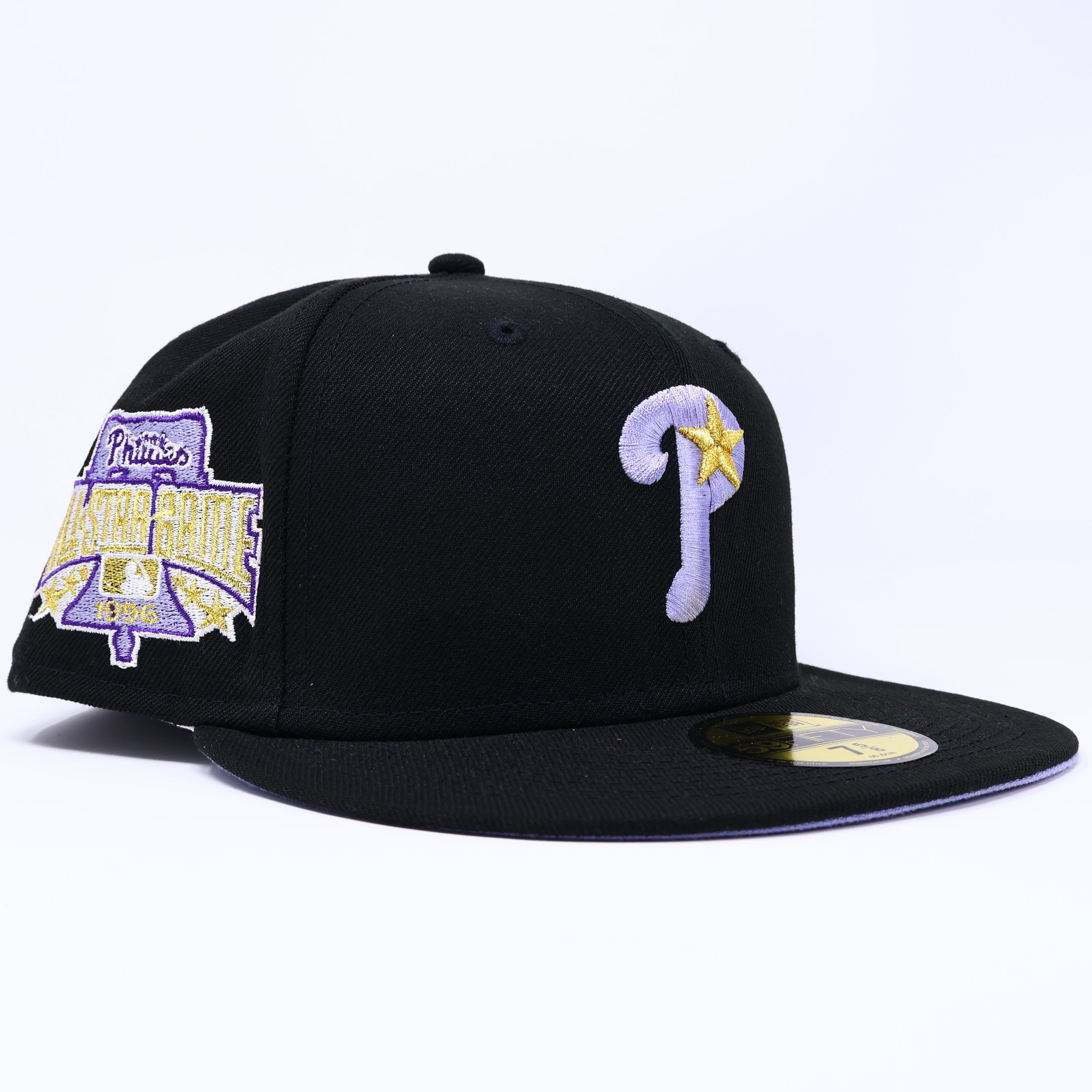 Black Philadelphia Phillies 1996 All Star Game 59fifty New Era Fitted Hat Cap