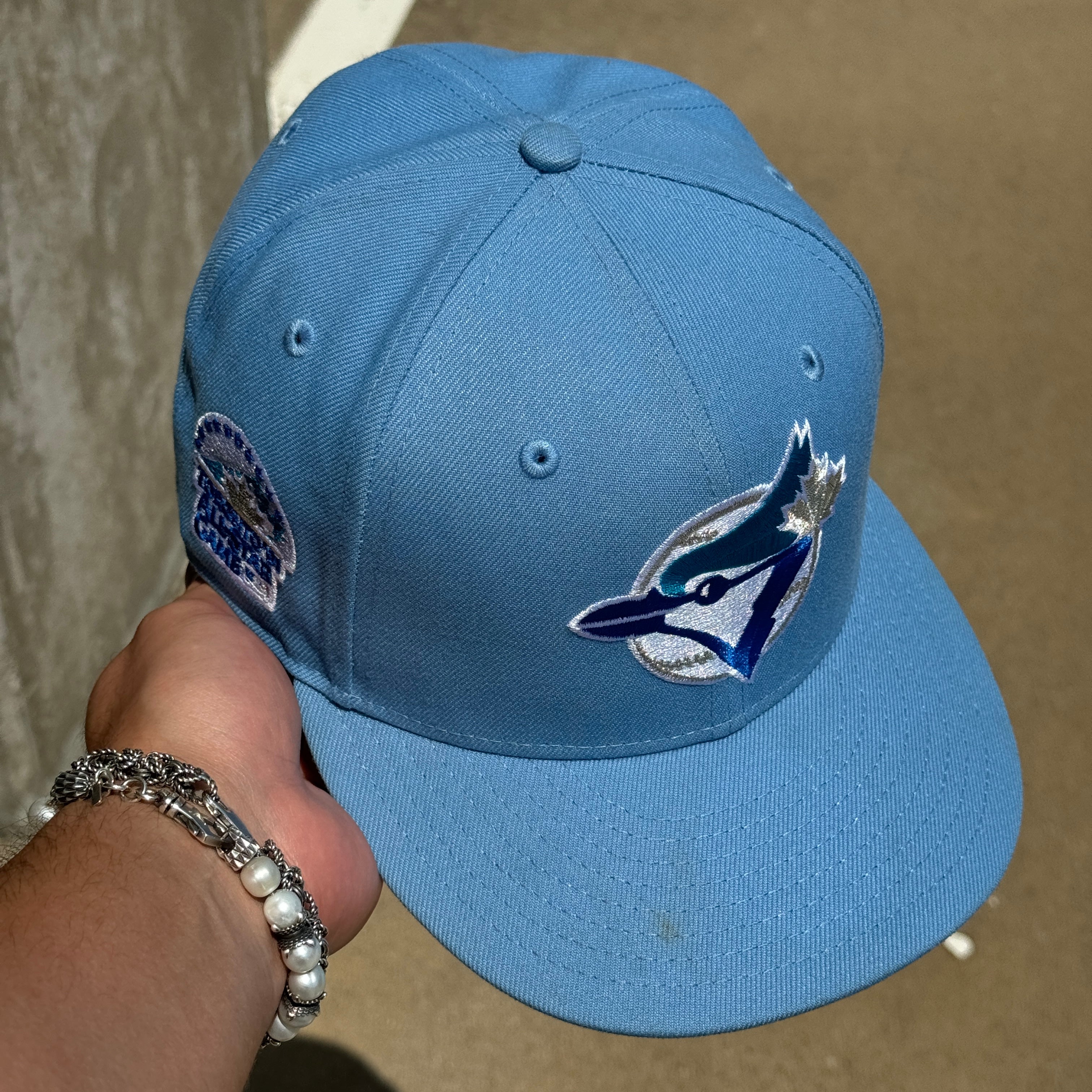 USED 3/8 Blue Toronto Blue Jays Montreal 1991 All Star Game 59fifty New Era Fitted Hat Cap