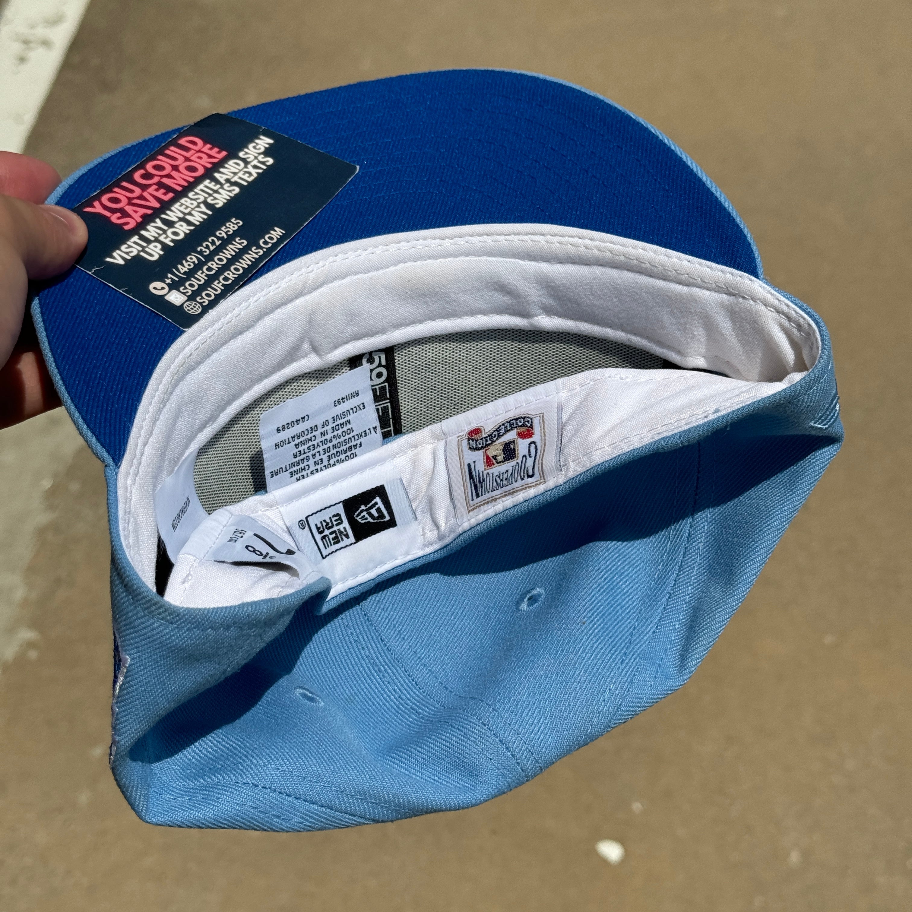 USED 3/8 Blue Toronto Blue Jays Montreal 1991 All Star Game 59fifty New Era Fitted Hat Cap