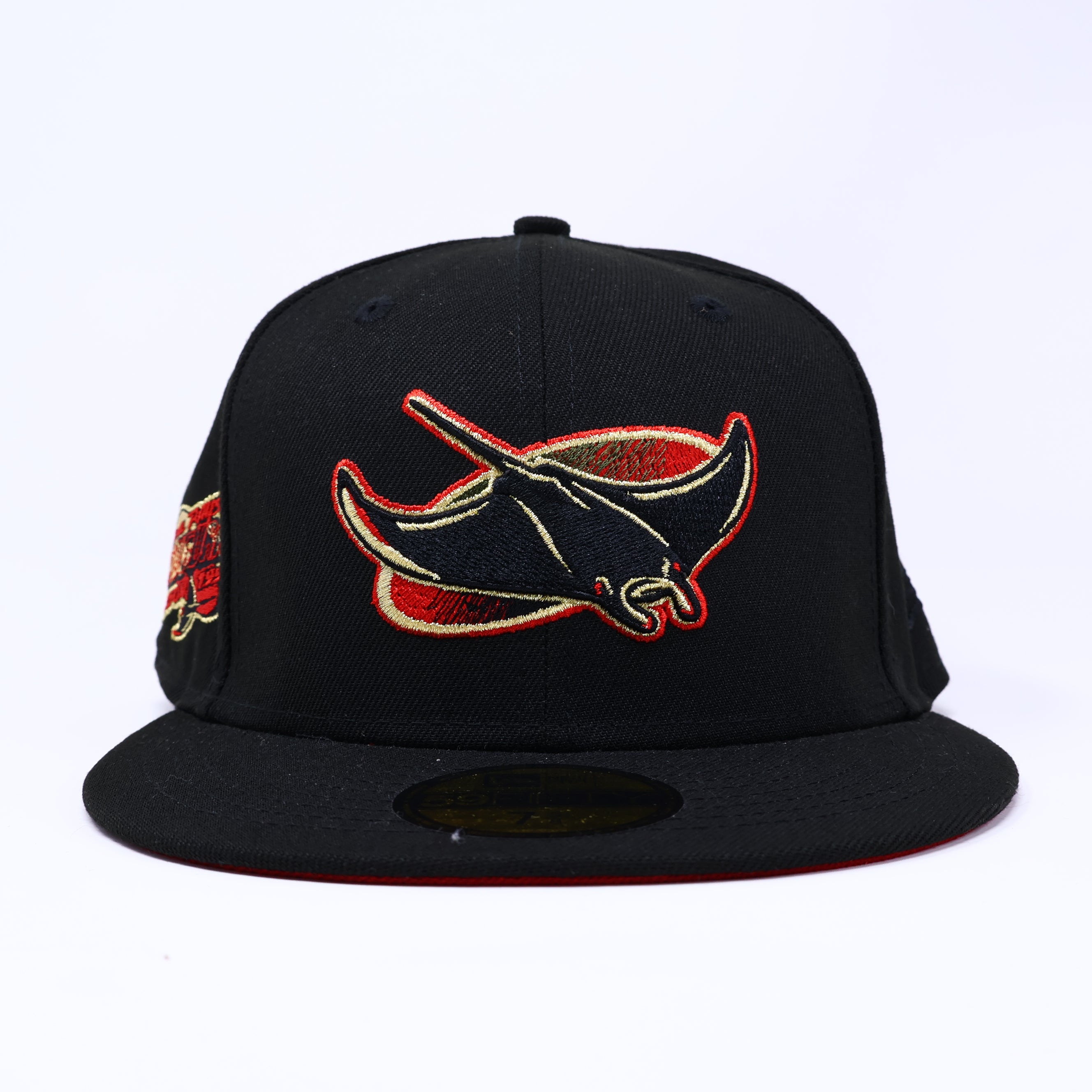 NEW Black Tampa Devil Rays Bays Season 1998 59fifty New Era Fitted Hat Cap