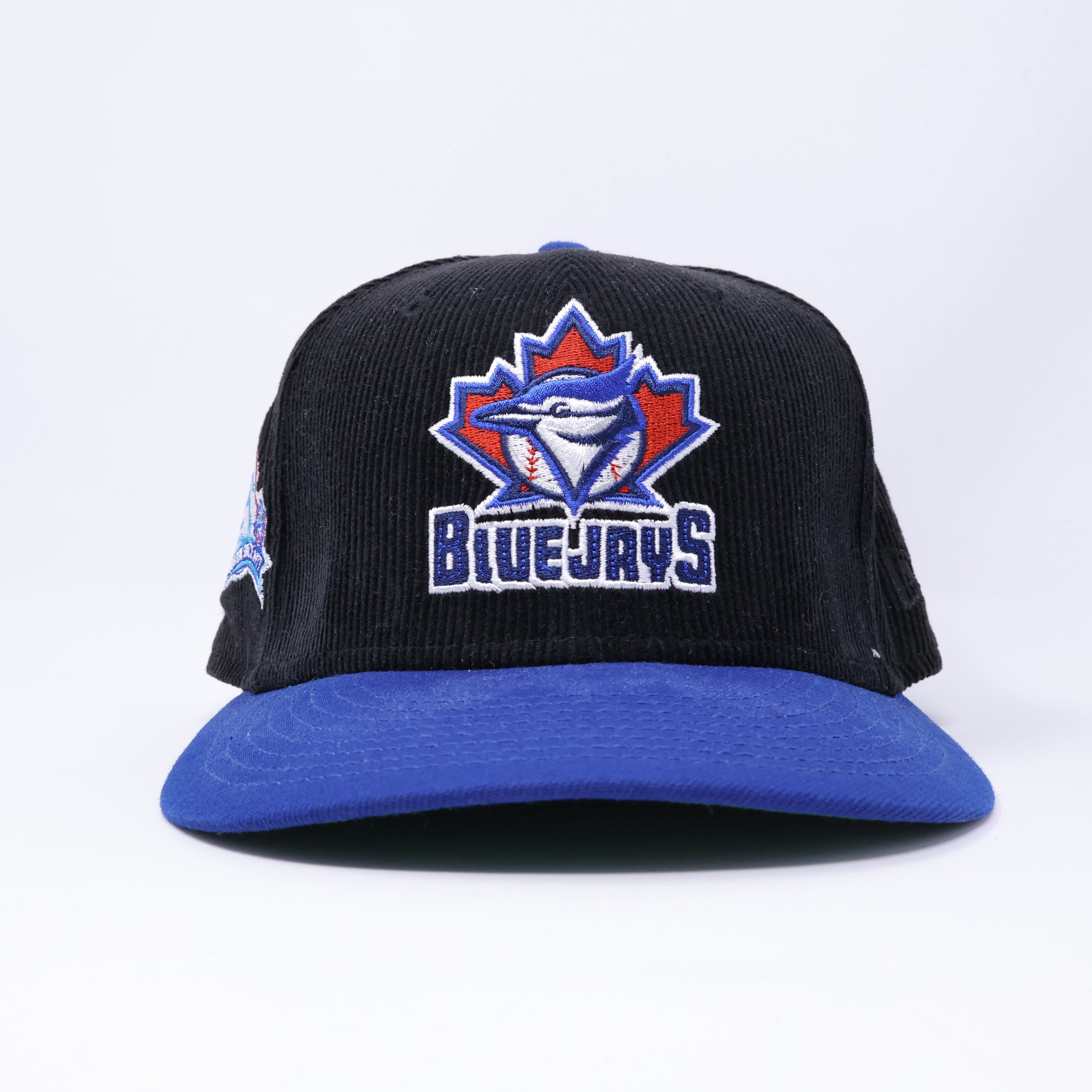 USED 1/2 Black Toronto Blue Jays 25th Anniversary 59fifty New Era Fitted Hat Cap