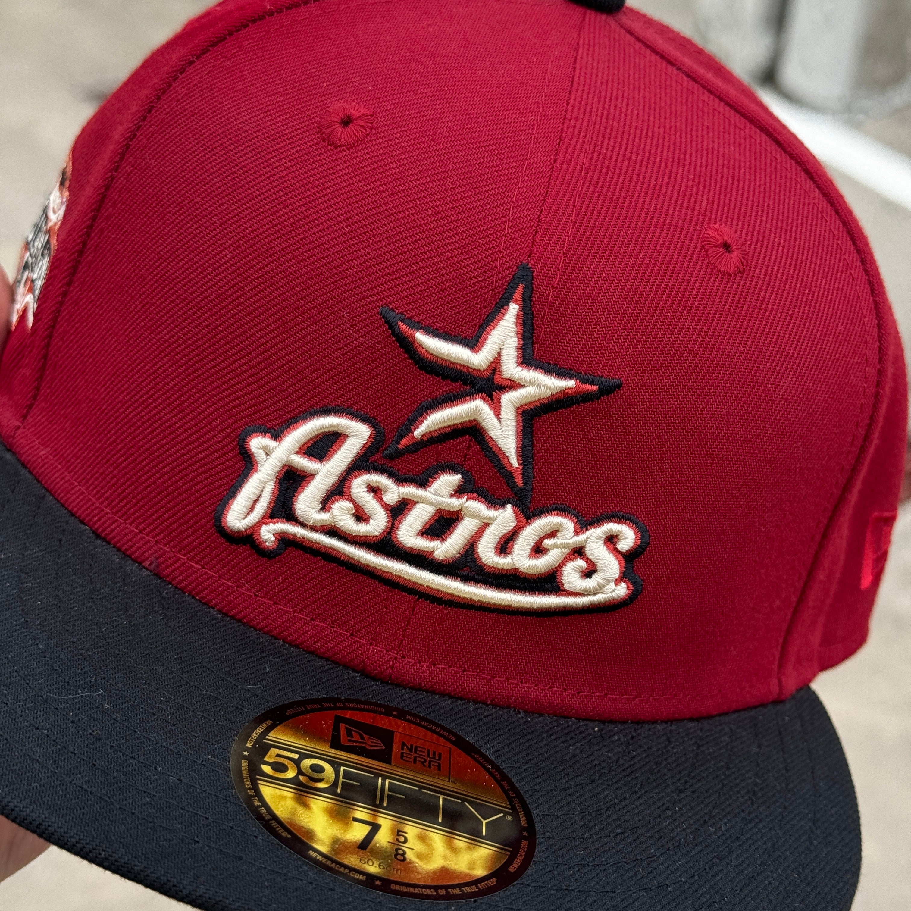 Brick Red Houston Astros Hatclub All Star Game 59fifty New Era Fitted Cap Hat