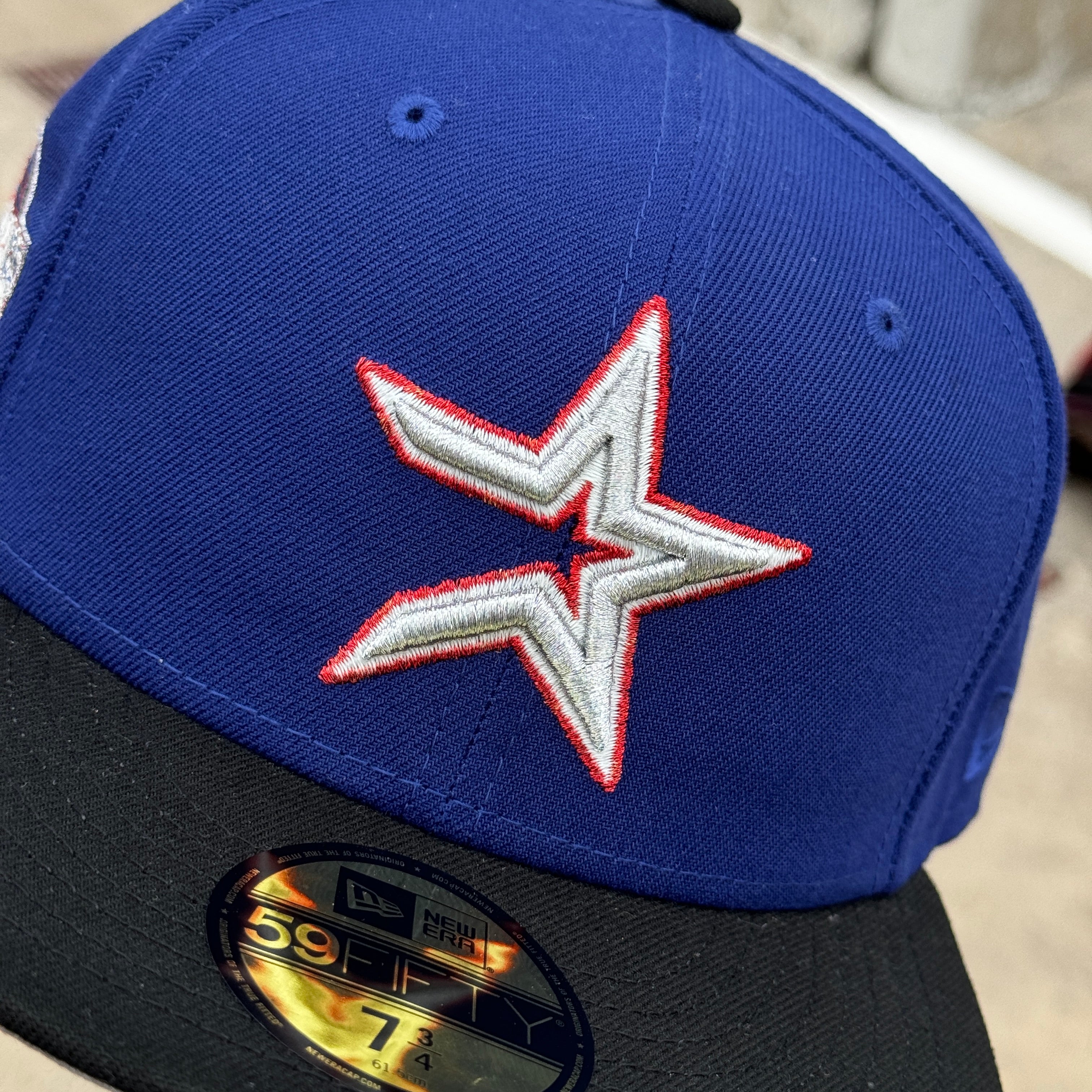 7 3/4 Purple Houston Astros TxFitted 2005 World Series 59fifty New Era Fitted Cap Hat