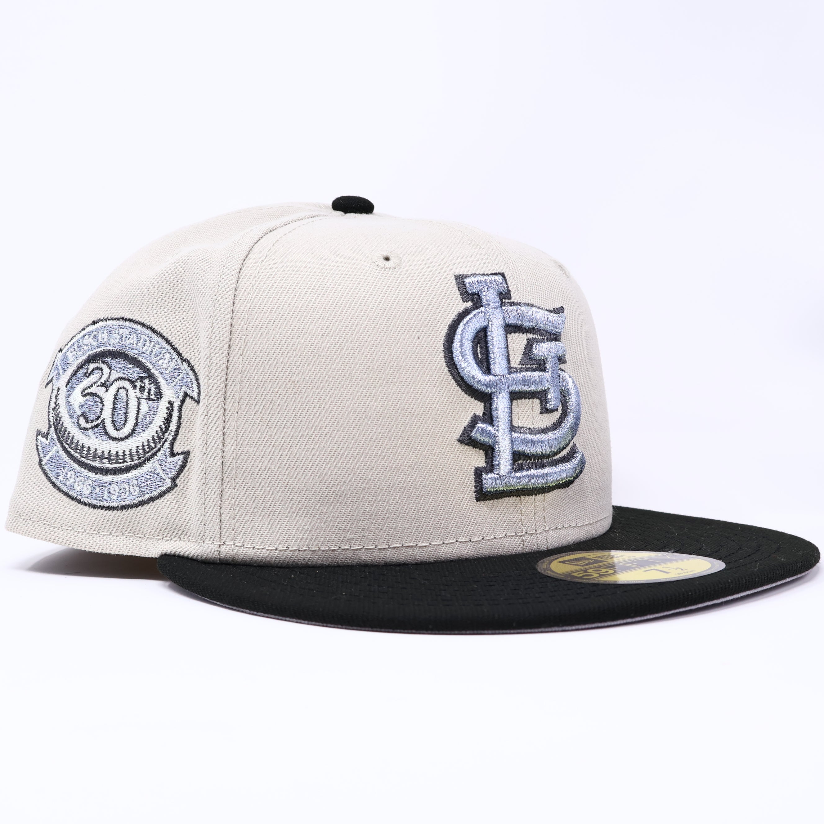 NWT 1/2 Stone St. Louis Cardinals 30th Anniversary 59fifty New Era Fitted Hat Cap