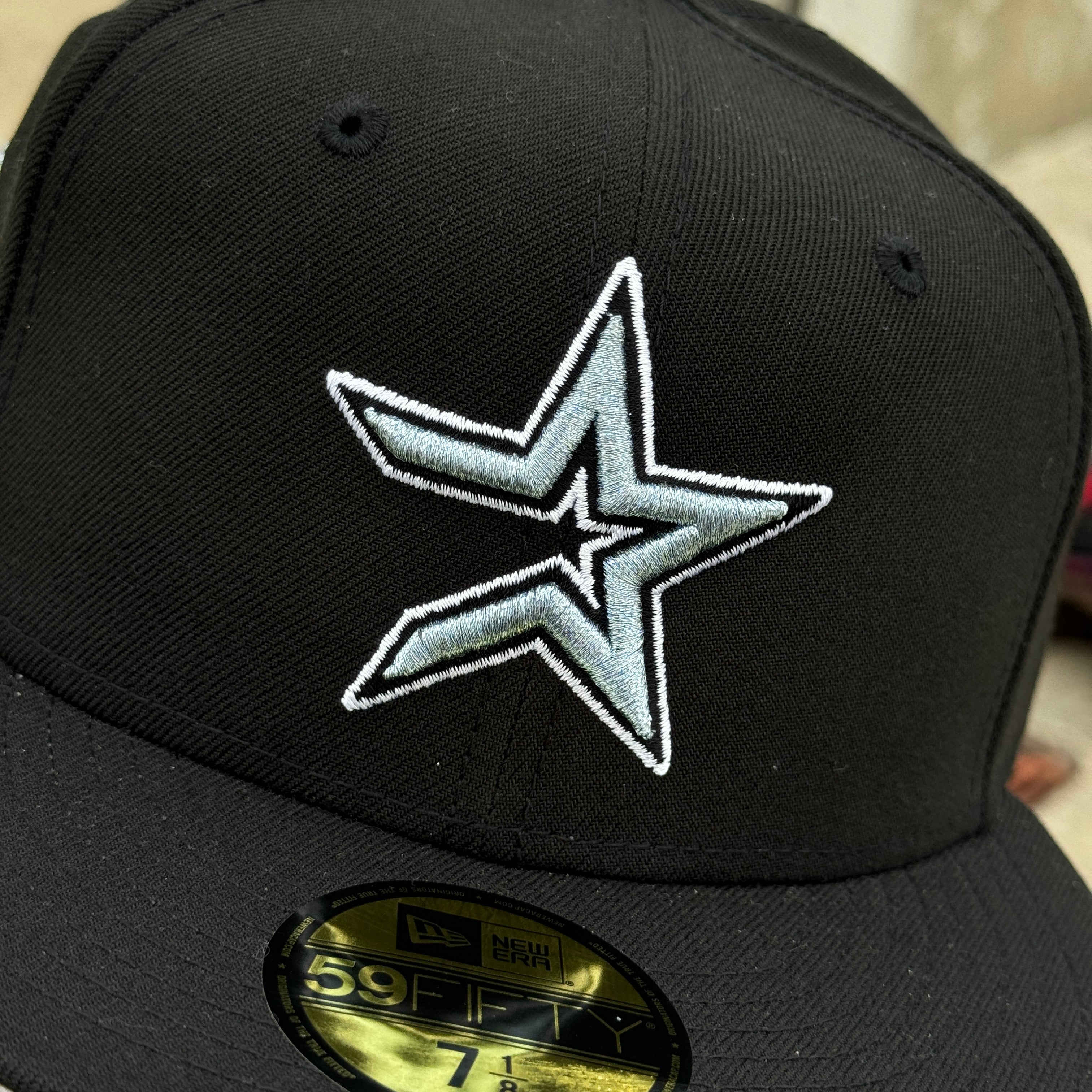 New Era black icy Houston astros orders 7 1/8