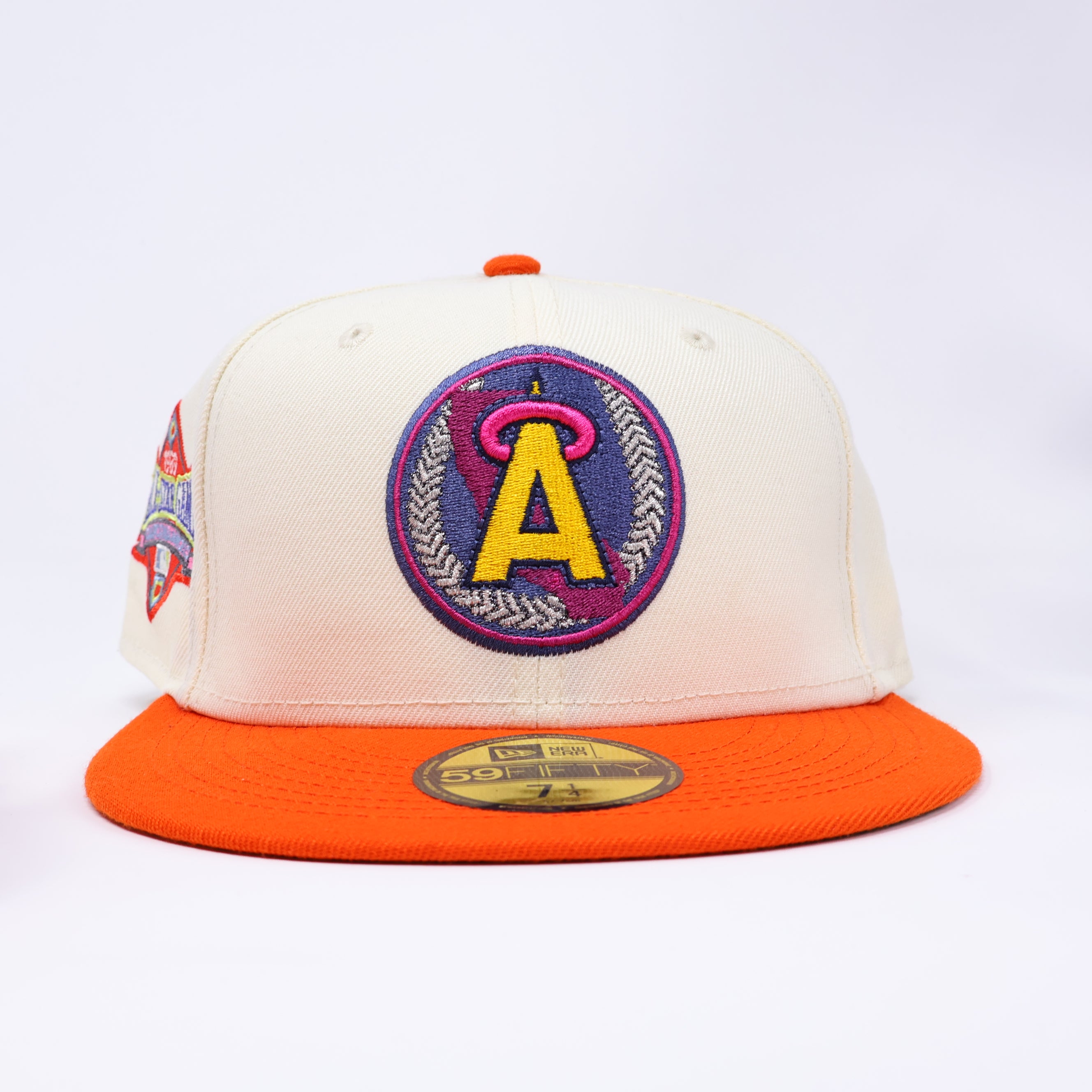 NWT 1/4 Chrome Los Angeles Angels 1989 All Star Game 59fifty New Era Fitted Hat Cap