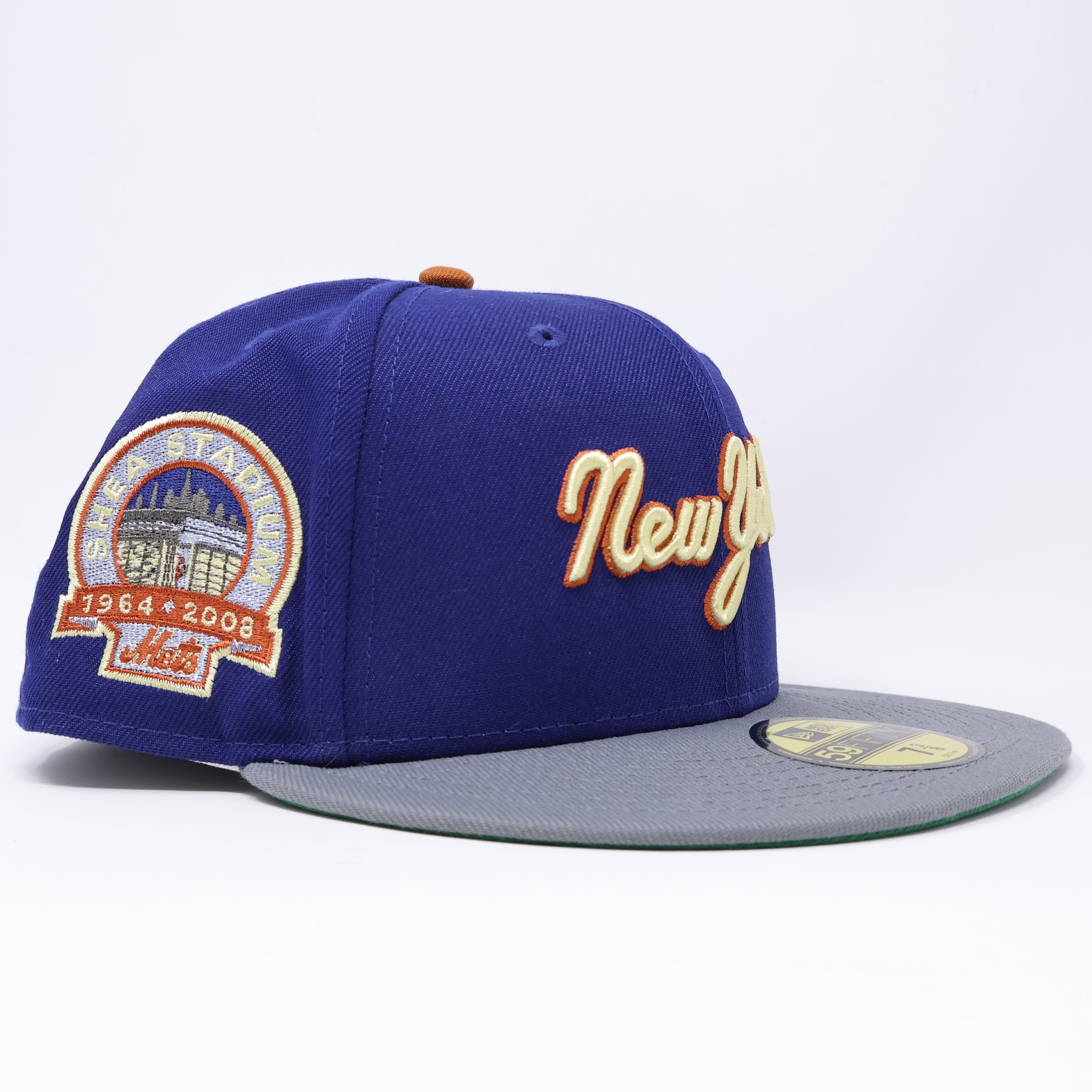 NWT 3/8 Navy New York Mets Shea Stadium 59fifty New Era Fitted Hat Cap