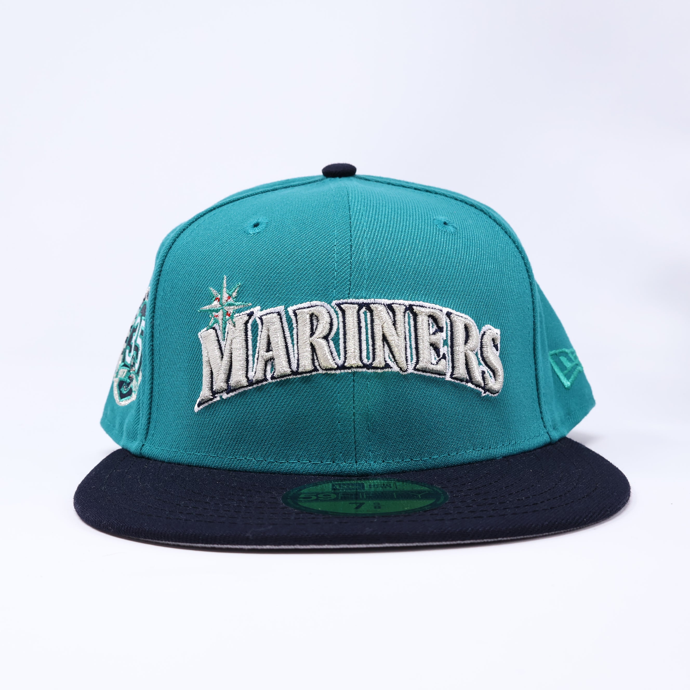 7 5/8 Green Seattle Mariners 35 Years 1977 2012 Hatclub 59fifty New Era Fitted Cap Hat