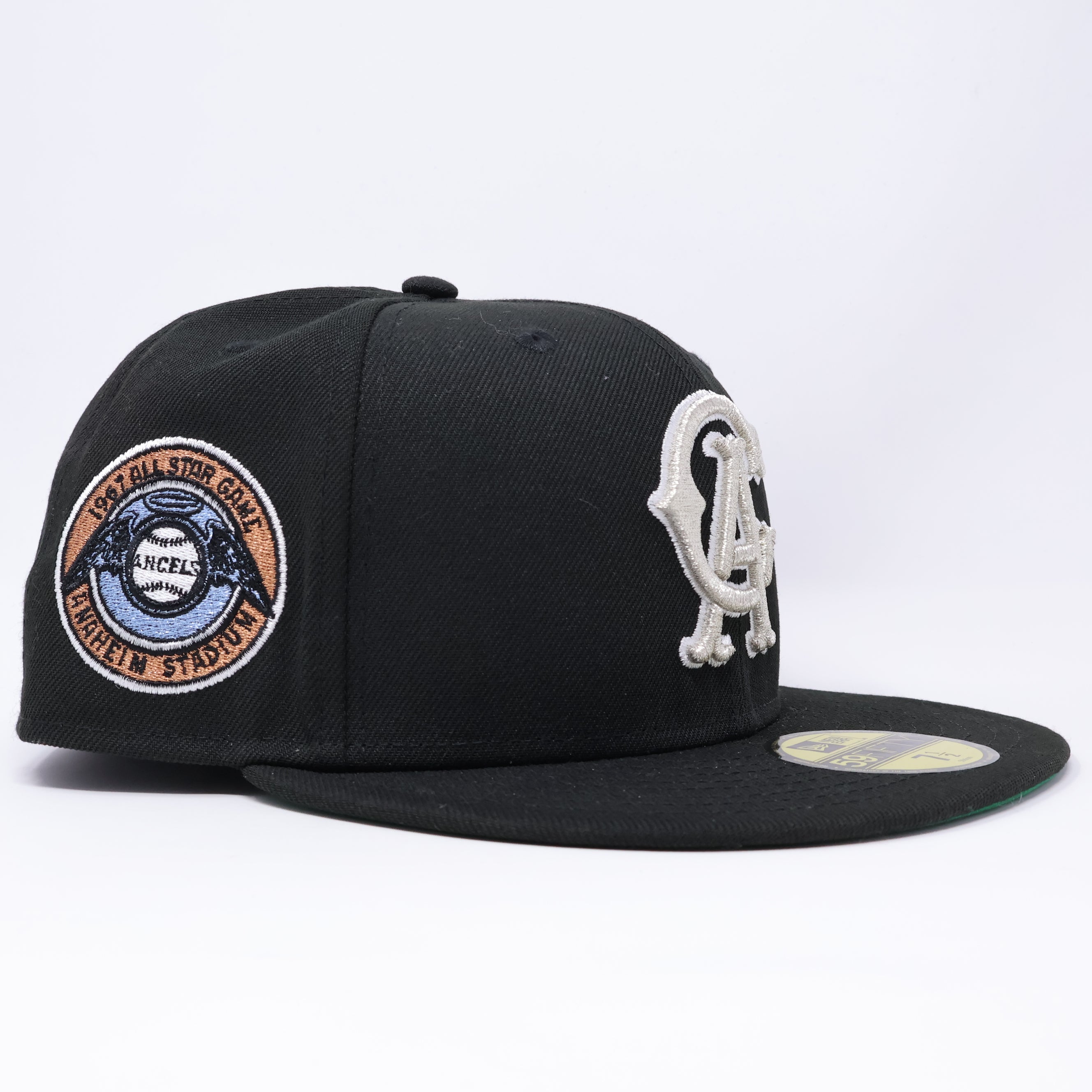 NWT 1/2 Black Los Angeles Angels 1967 All-Star Game 59fifty New Era Fitted Hat Cap