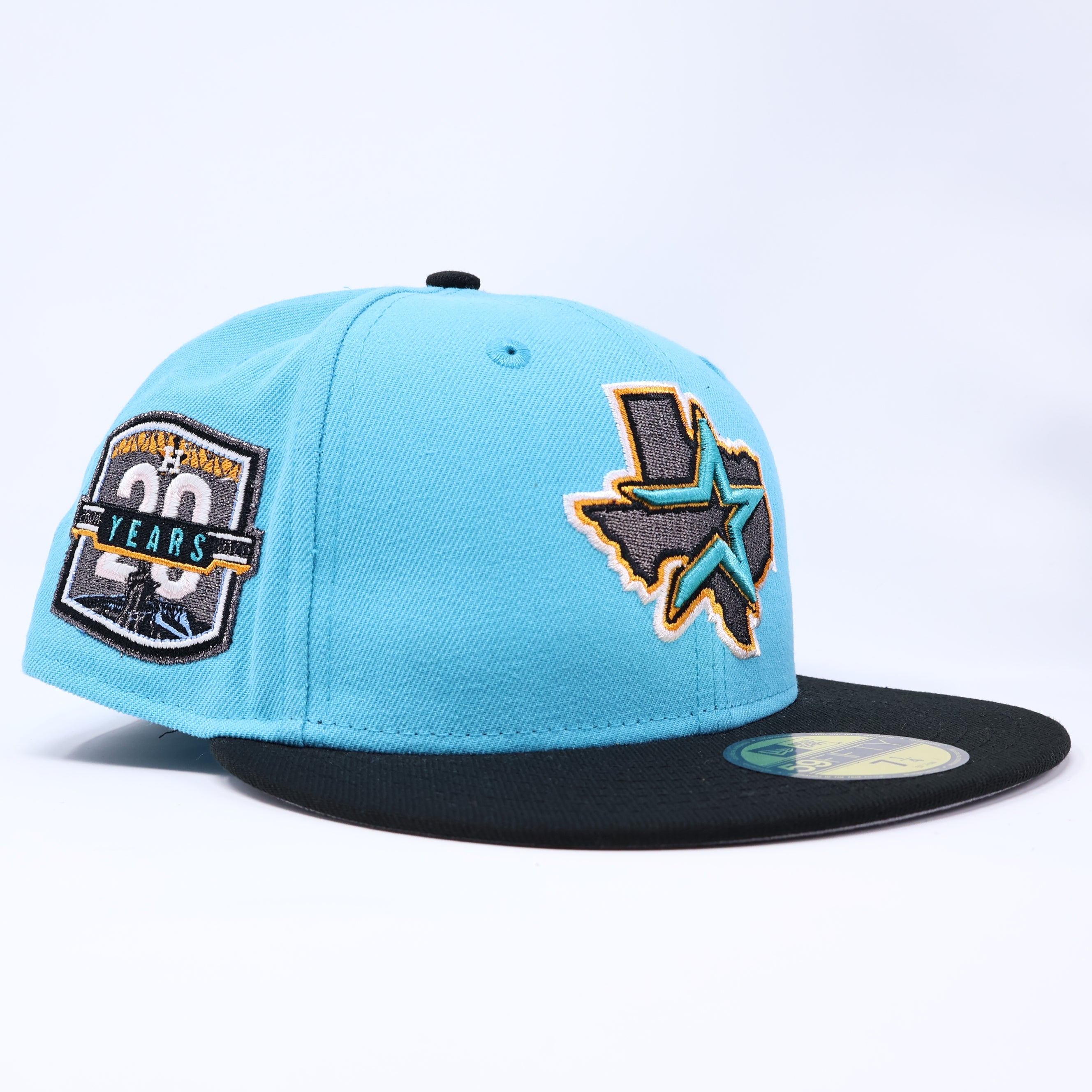 NWT 1/4 Blue Houston Astros 20 Years 59fifty New Era Fitted Hat Cap