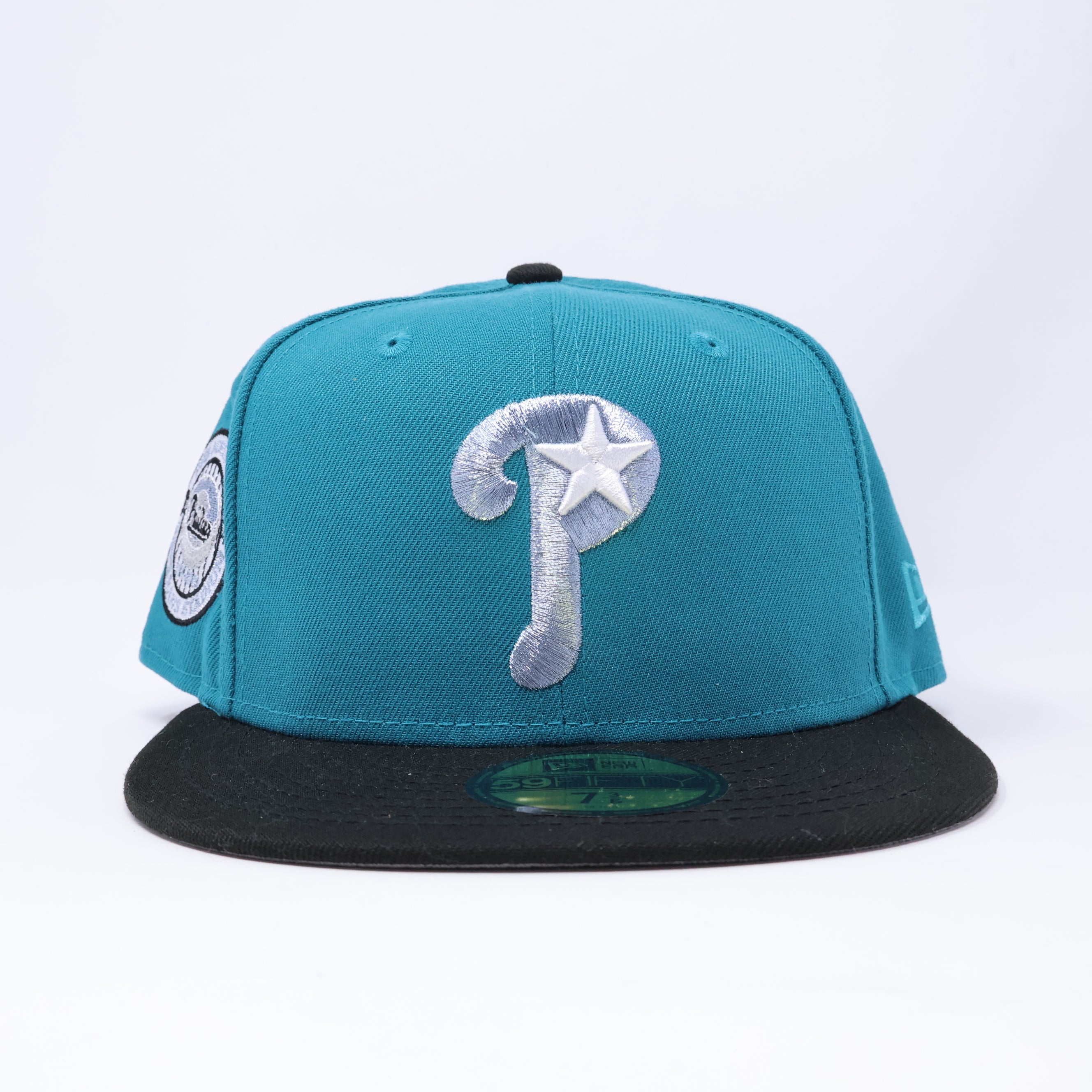 NWT 3/8 Turquoise Philadelphia Phillies Veteran Stadium 59fifty New Era Fitted Hat Cap