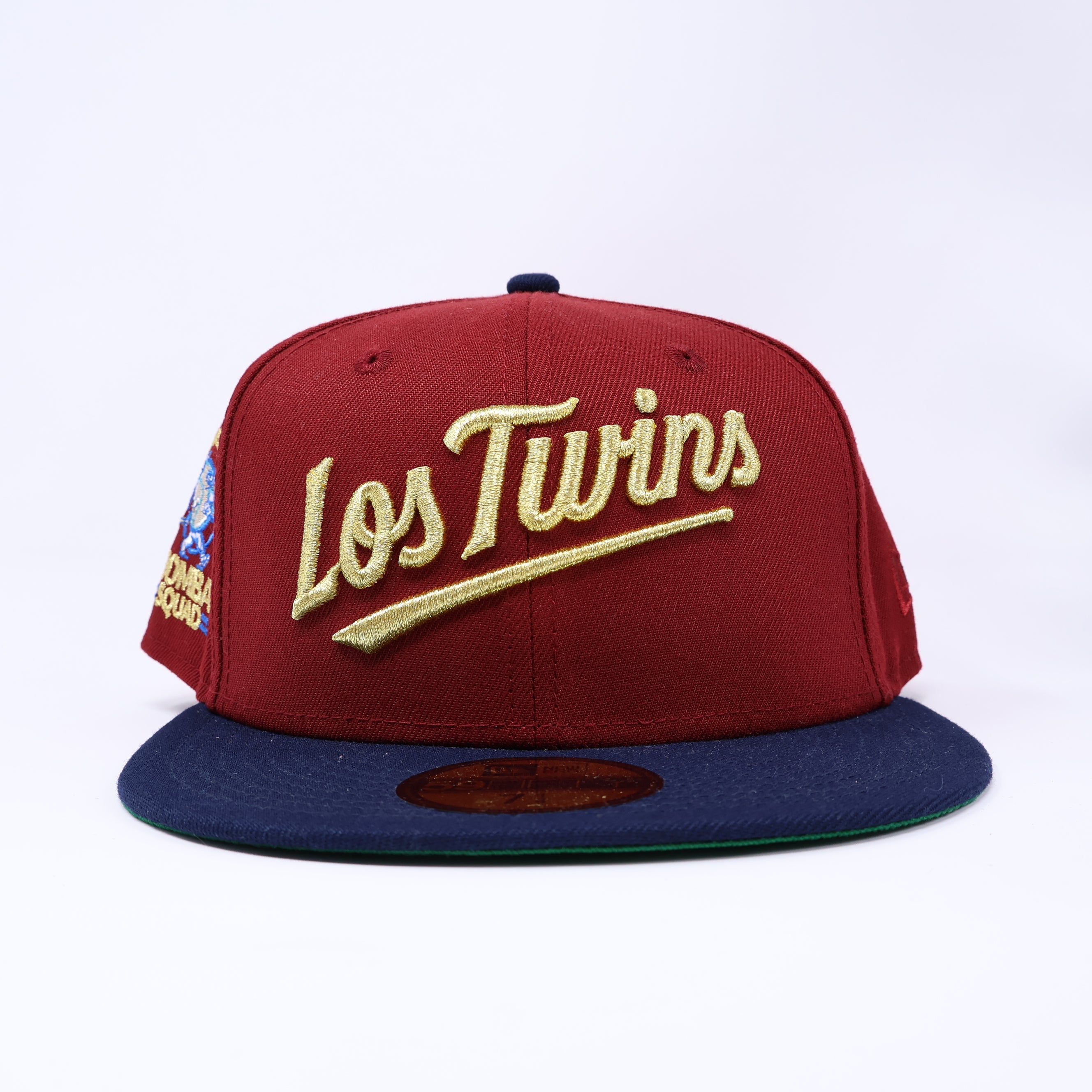 NWT 1/4 Maroon Minnesota Twins Bomba Squad 59fifty New Era Fitted Hat Cap