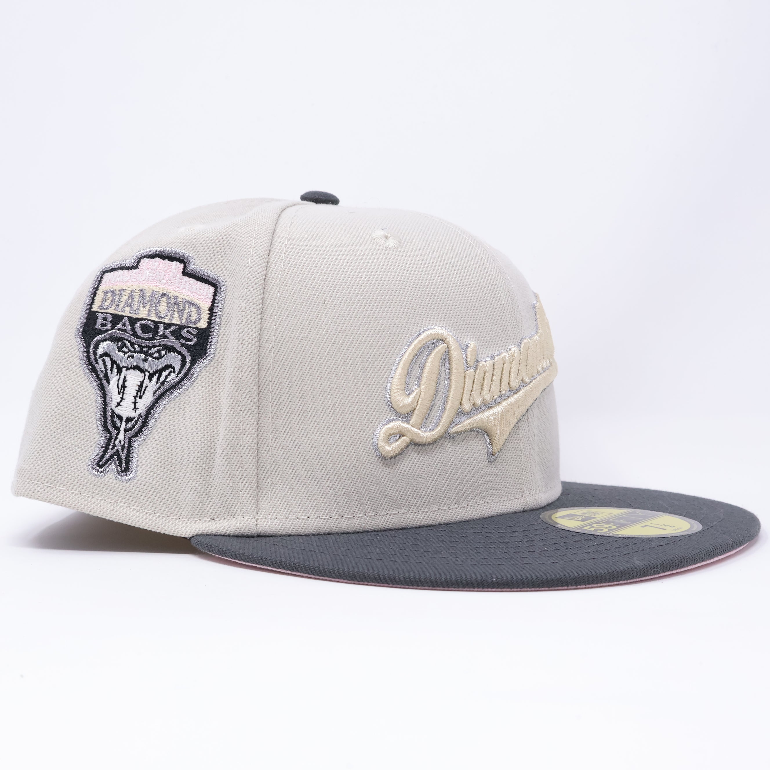 NWT 1/2 Stone Arizona Diamondbacks 1998 Inaugural 59fifty New Era Fitted Hat Cap