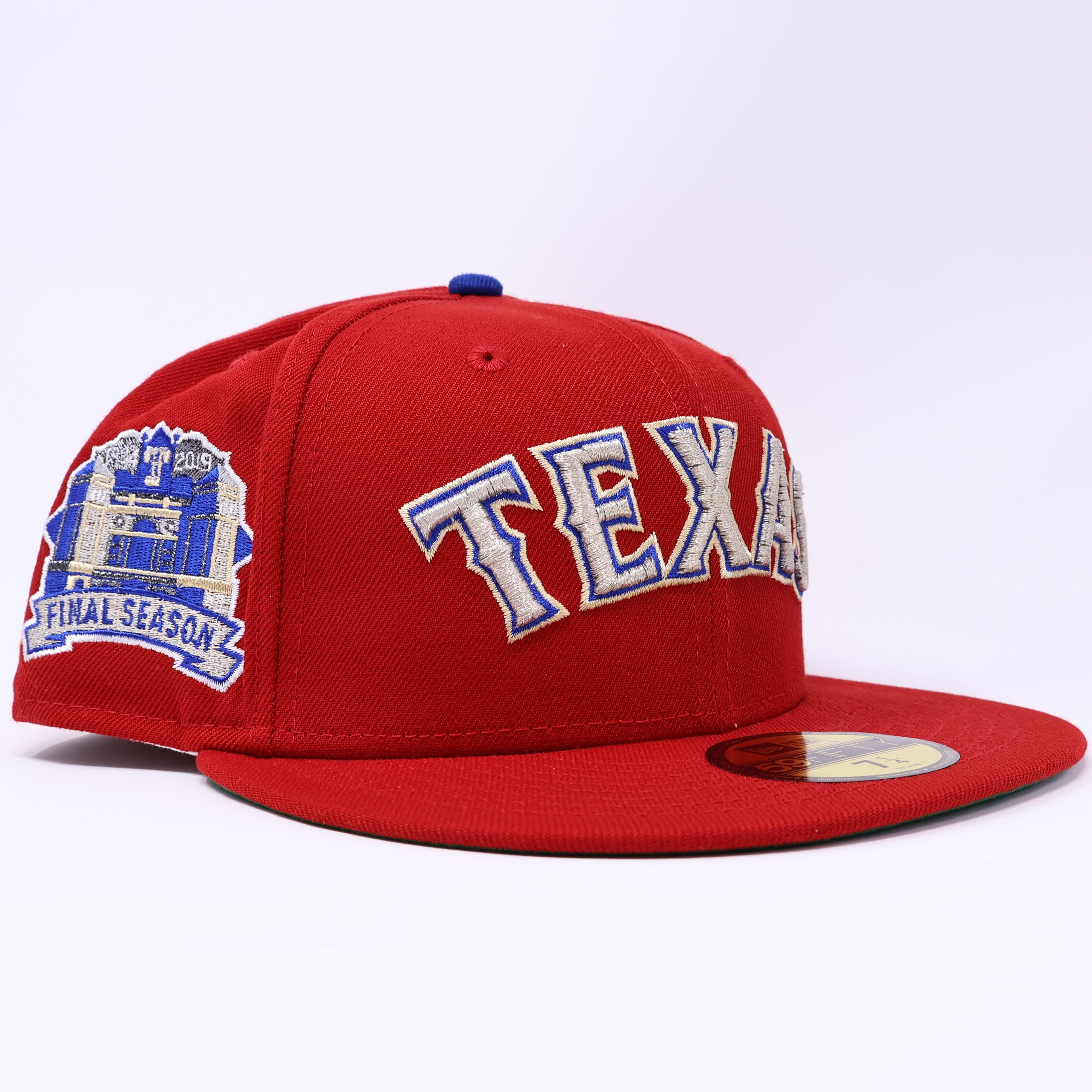 NWT 1/4 Red Dallas Texas Rangers Final Season 59fifty New Era Fitted Hat Cap