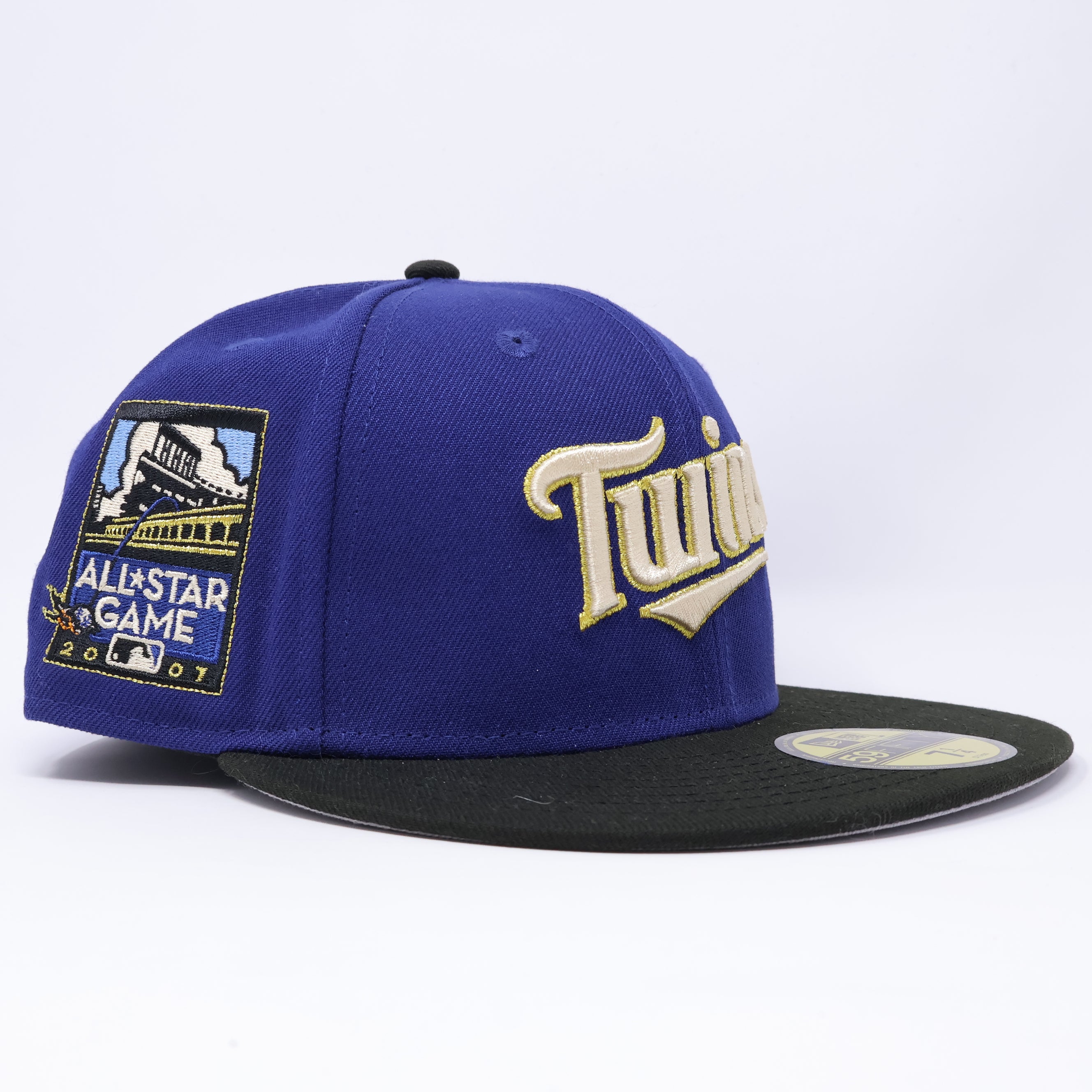 NWT 1/4 Navy Minnesota Twins 2007 All-Star Game 59fifty New Era Fitted Hat Cap