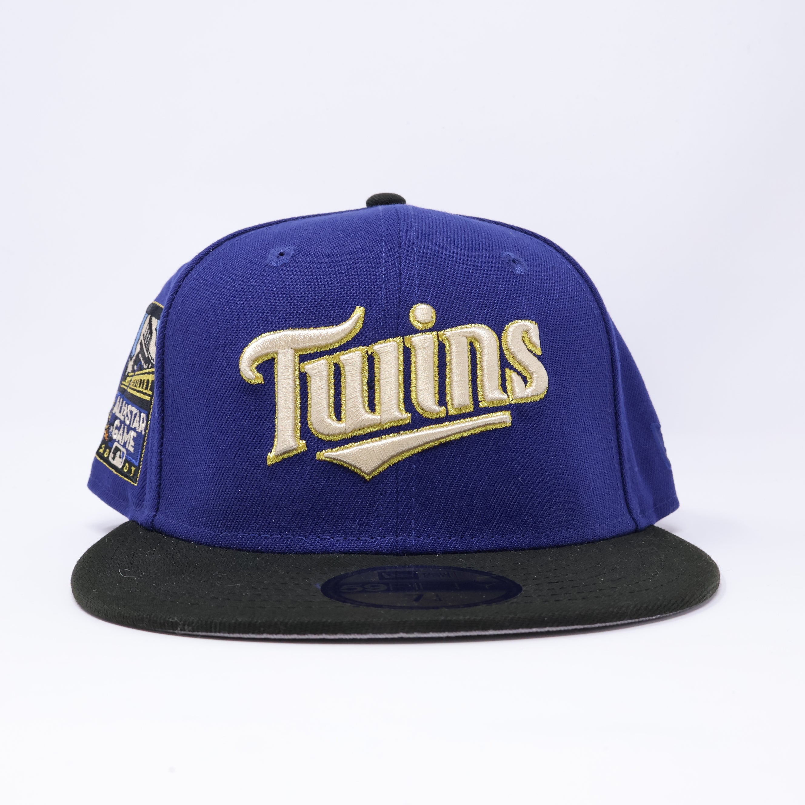 NWT 1/4 Navy Minnesota Twins 2007 All-Star Game 59fifty New Era Fitted Hat Cap