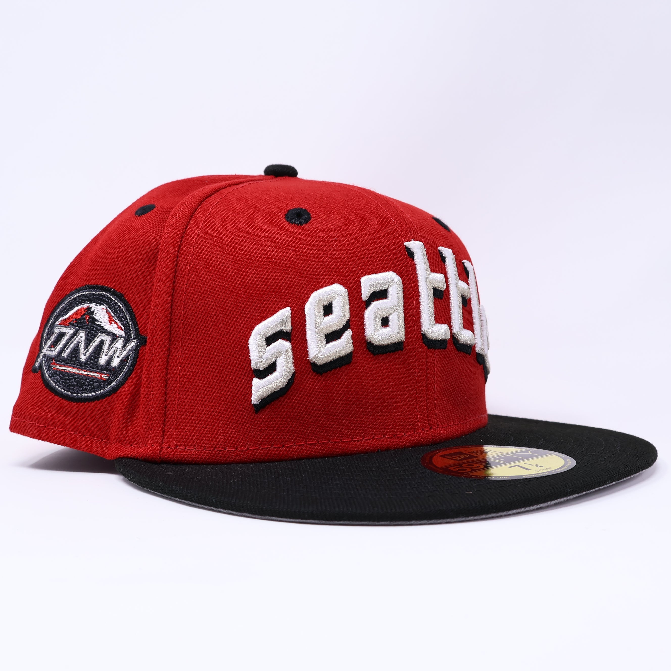 NWT 1/4 Red Seattle Mariners PNW City Connect 59fifty New Era Fitted Hat Cap